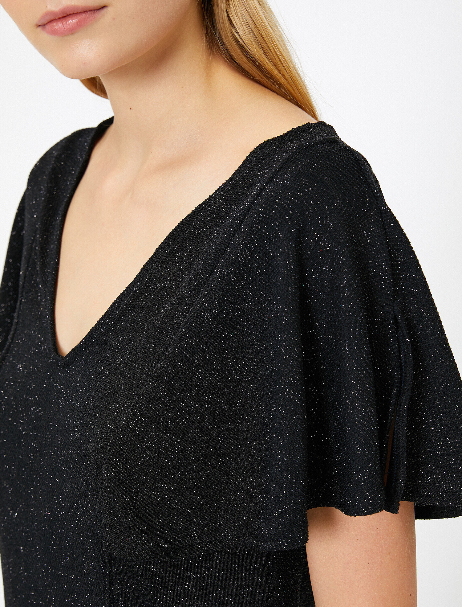 Sim Detaylı Abiye Bluz