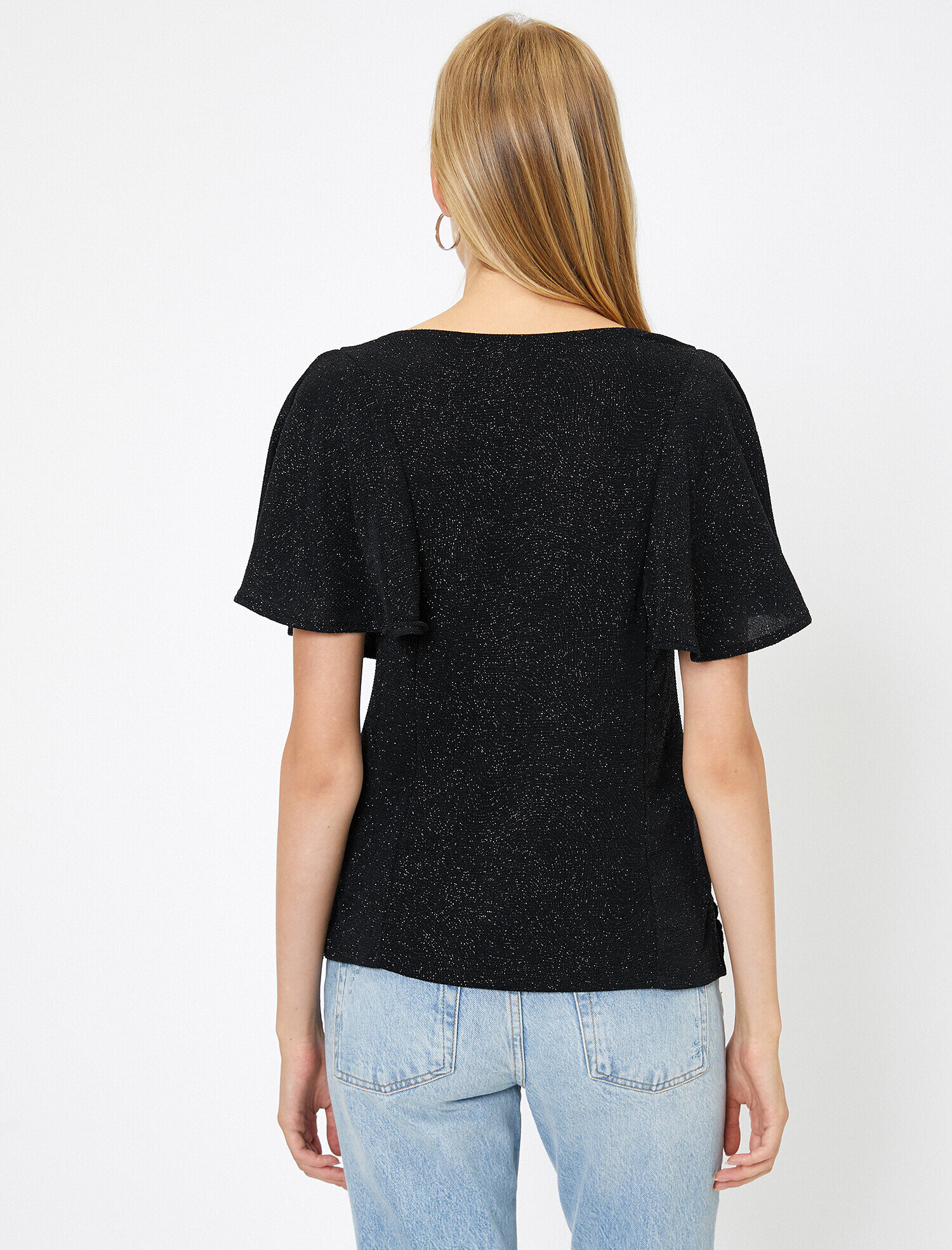 Sim Detaylı Abiye Bluz