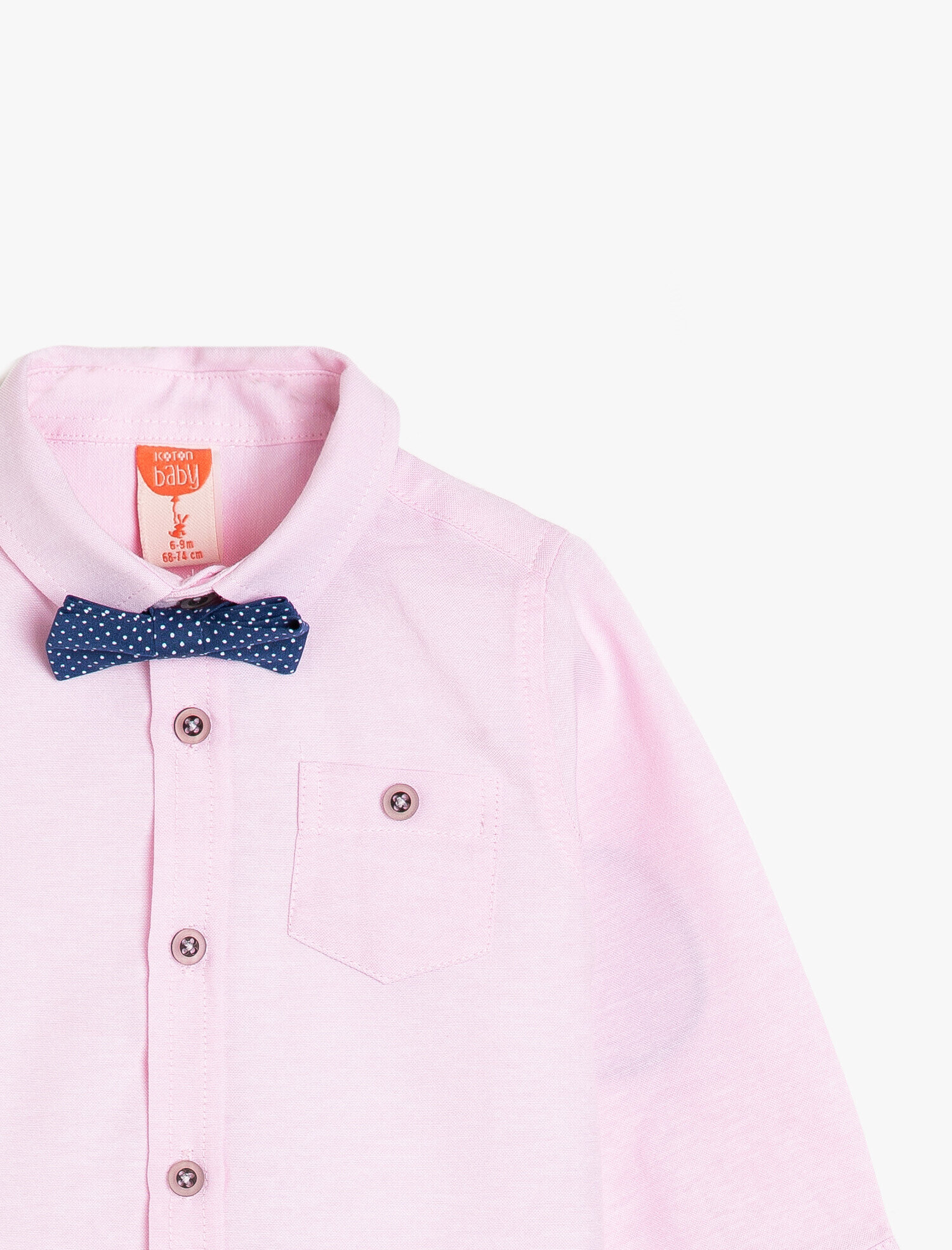  Erkek Bebek Cep Detaylı Gömlek