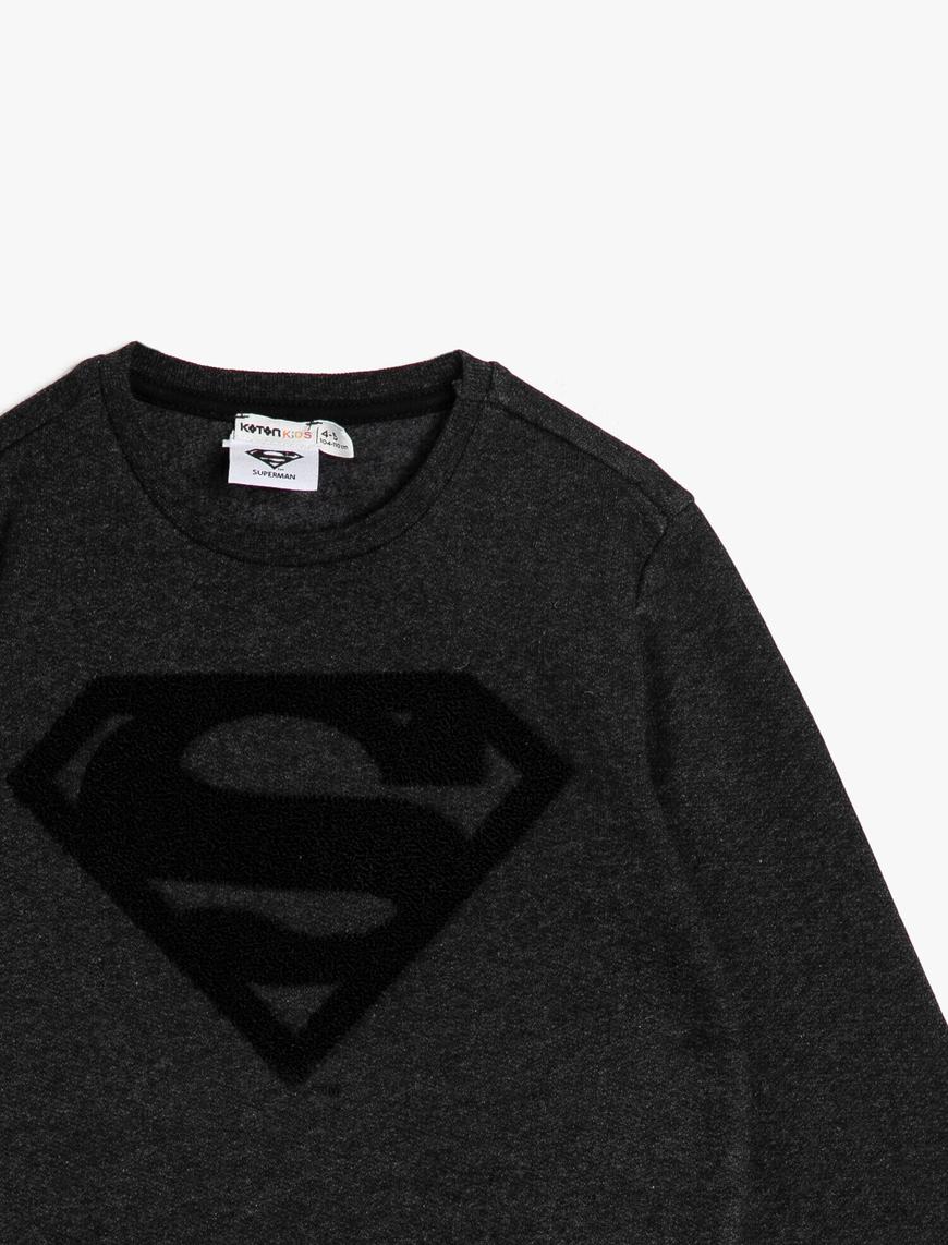  Erkek Çocuk Superman Lisanslı Sweatshirt