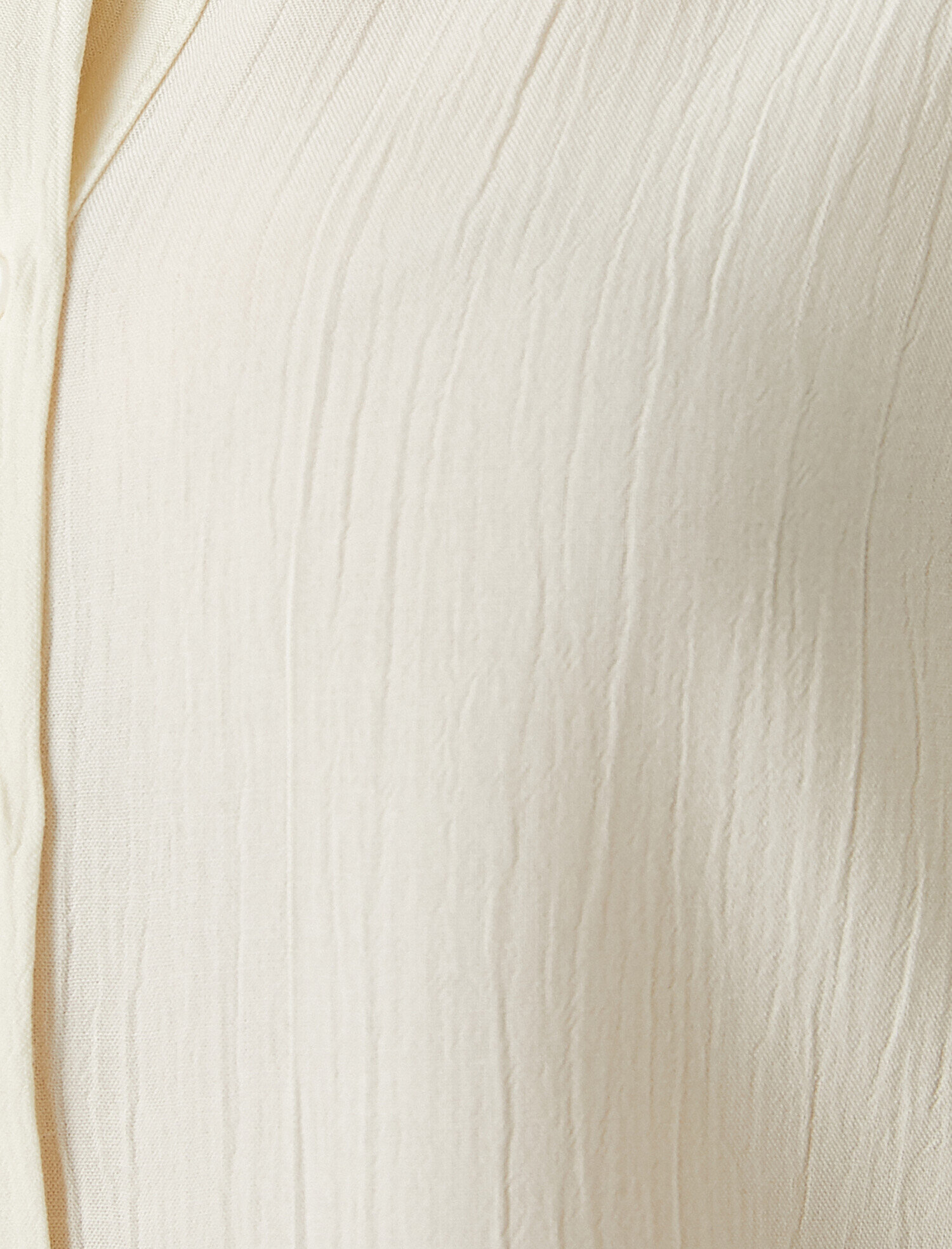   Yakasız Gömlek Balon Kol