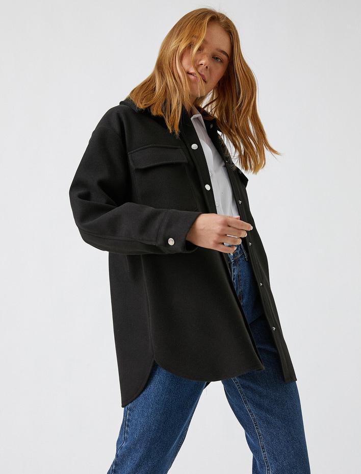  Uzun Kollu Cepli Mont