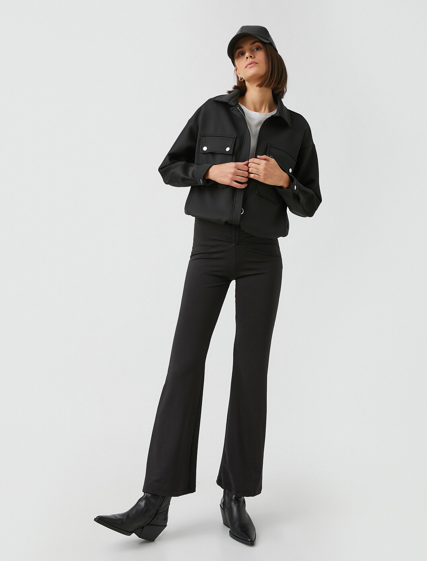   Cepli Fermuarlı Ceket