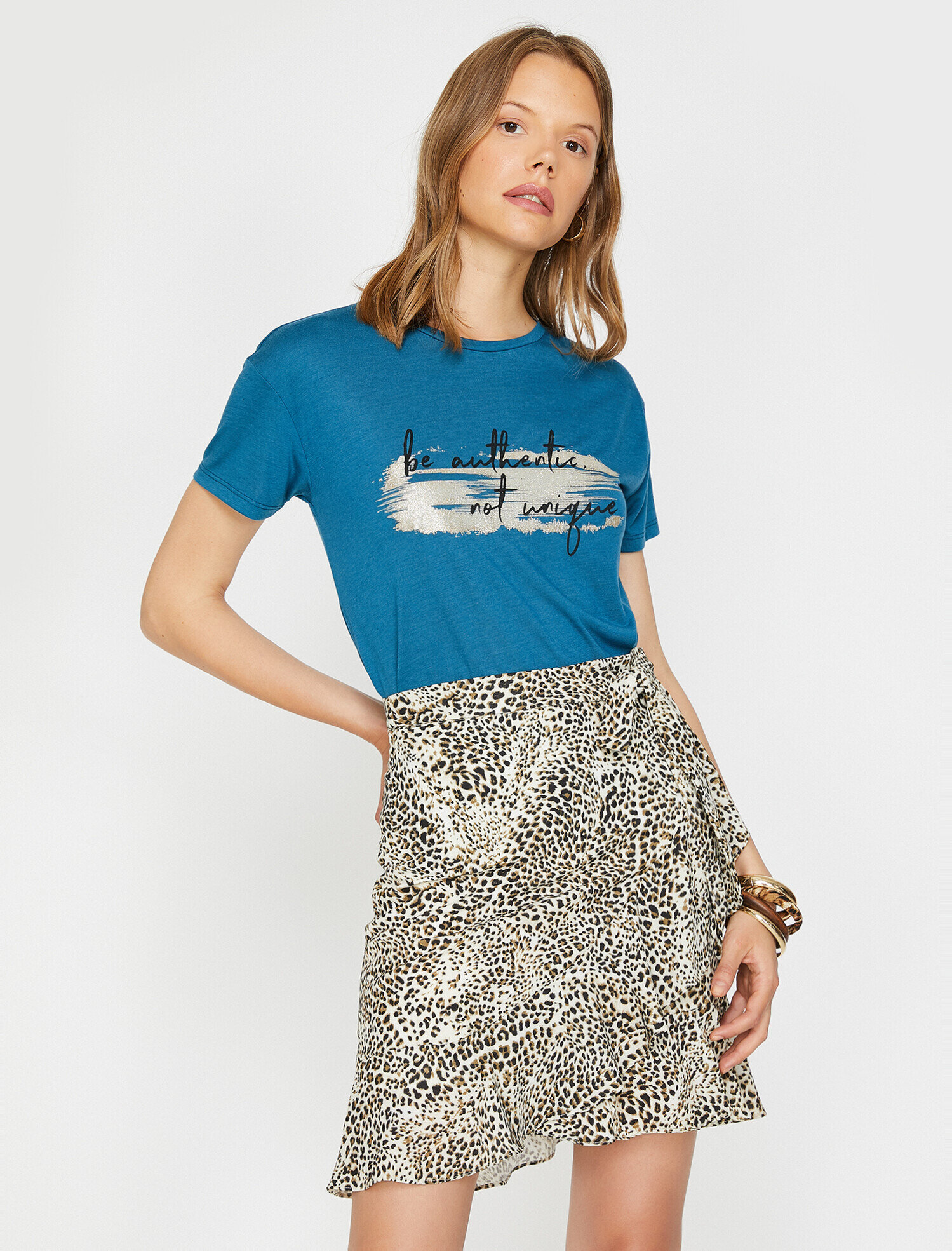   Yazılı Baskılı Tişört