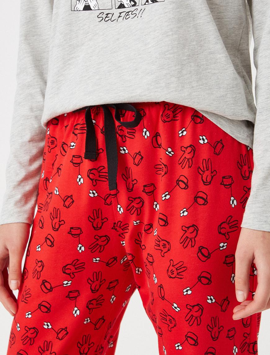   Pamuklu Disney Lisanslı Pijama Takımı