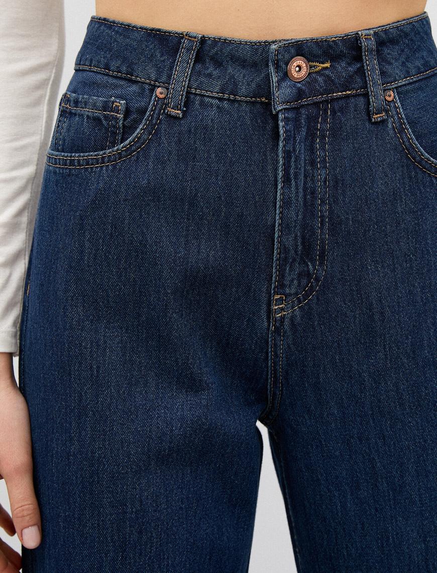   Geniş Paça Jean Pantolon Wide Leg Flare - Bianca Jean