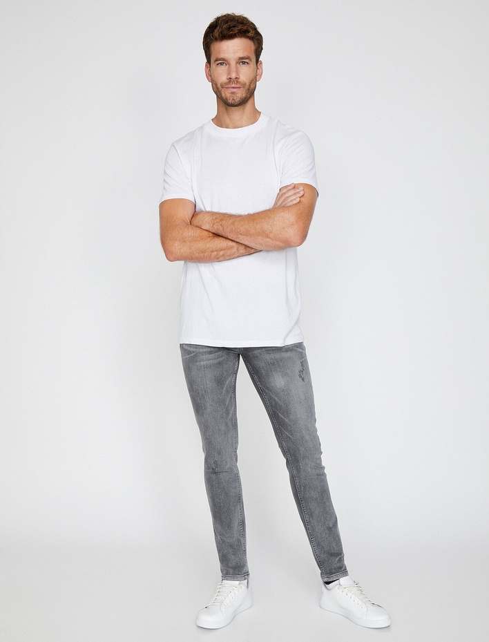  Skinny Fit Kot Pantolon - Michael Jean
