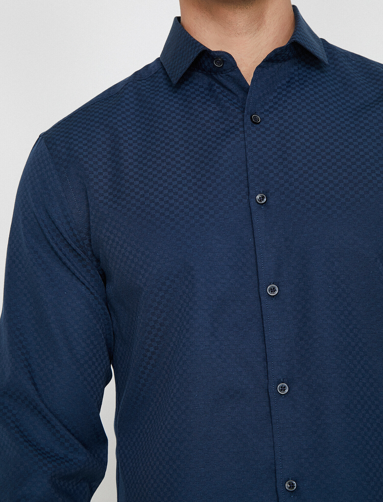   Desenli Gömlek Non Iron