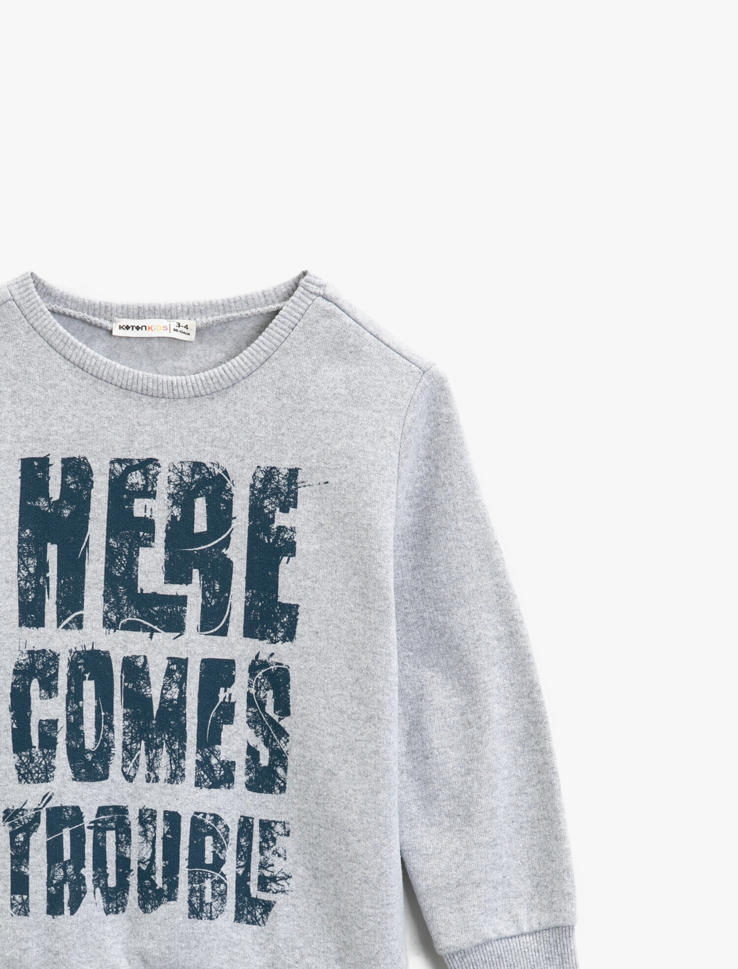  Erkek Çocuk Pamuklu Baskılı Sweatshirt