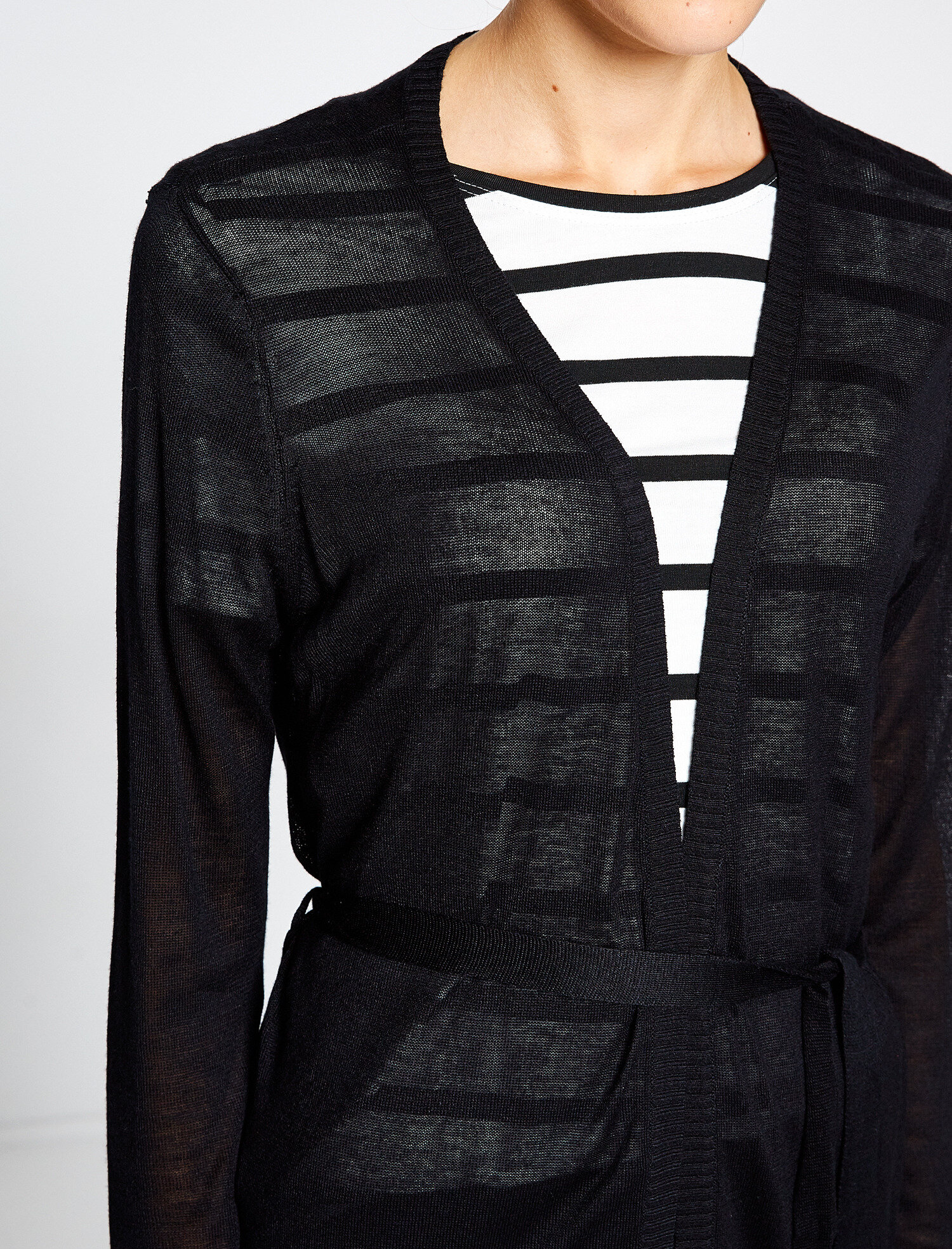   Bağlama Detaylı Hırka