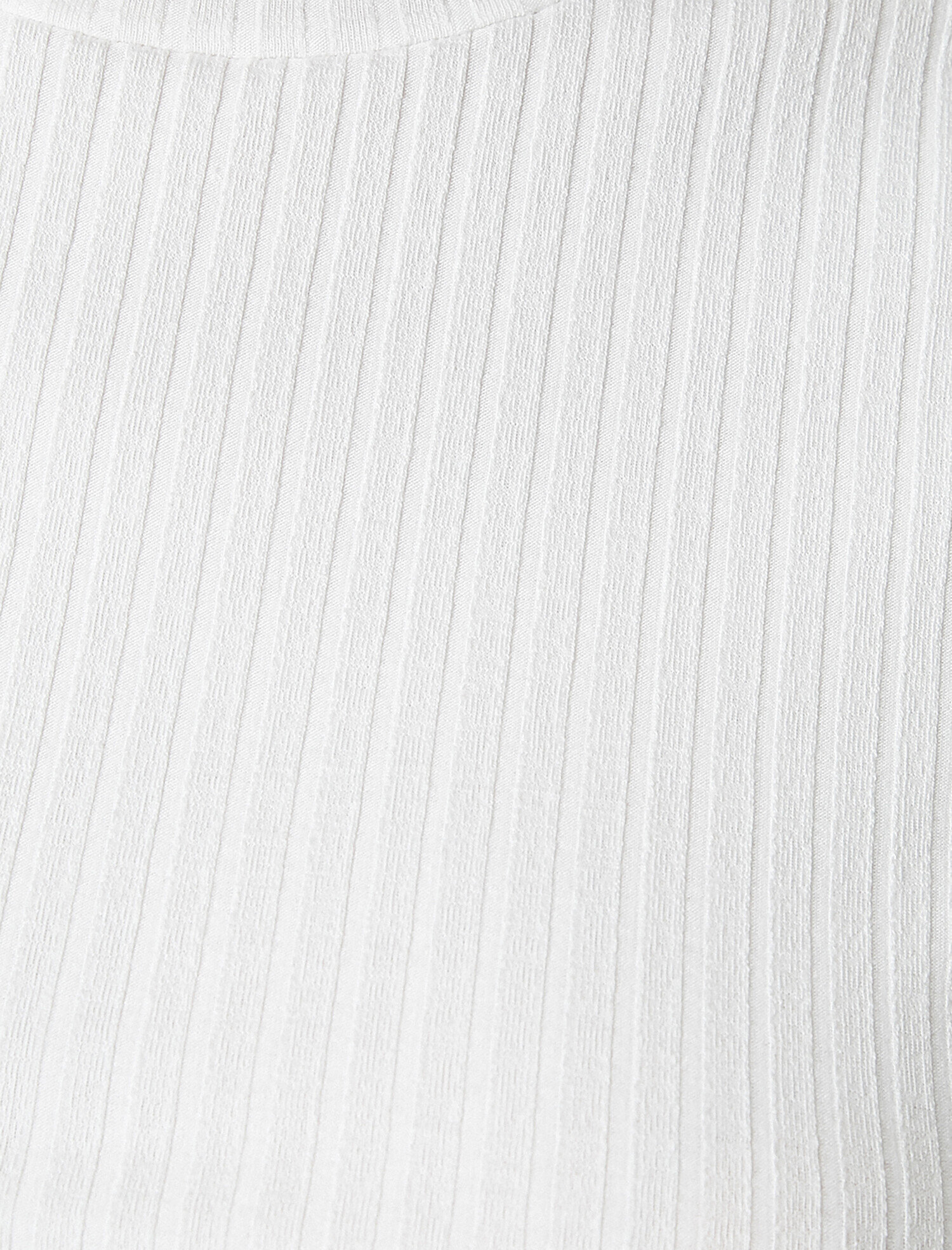   Bisiklet Yaka Kısa Kollu Crop Tişört