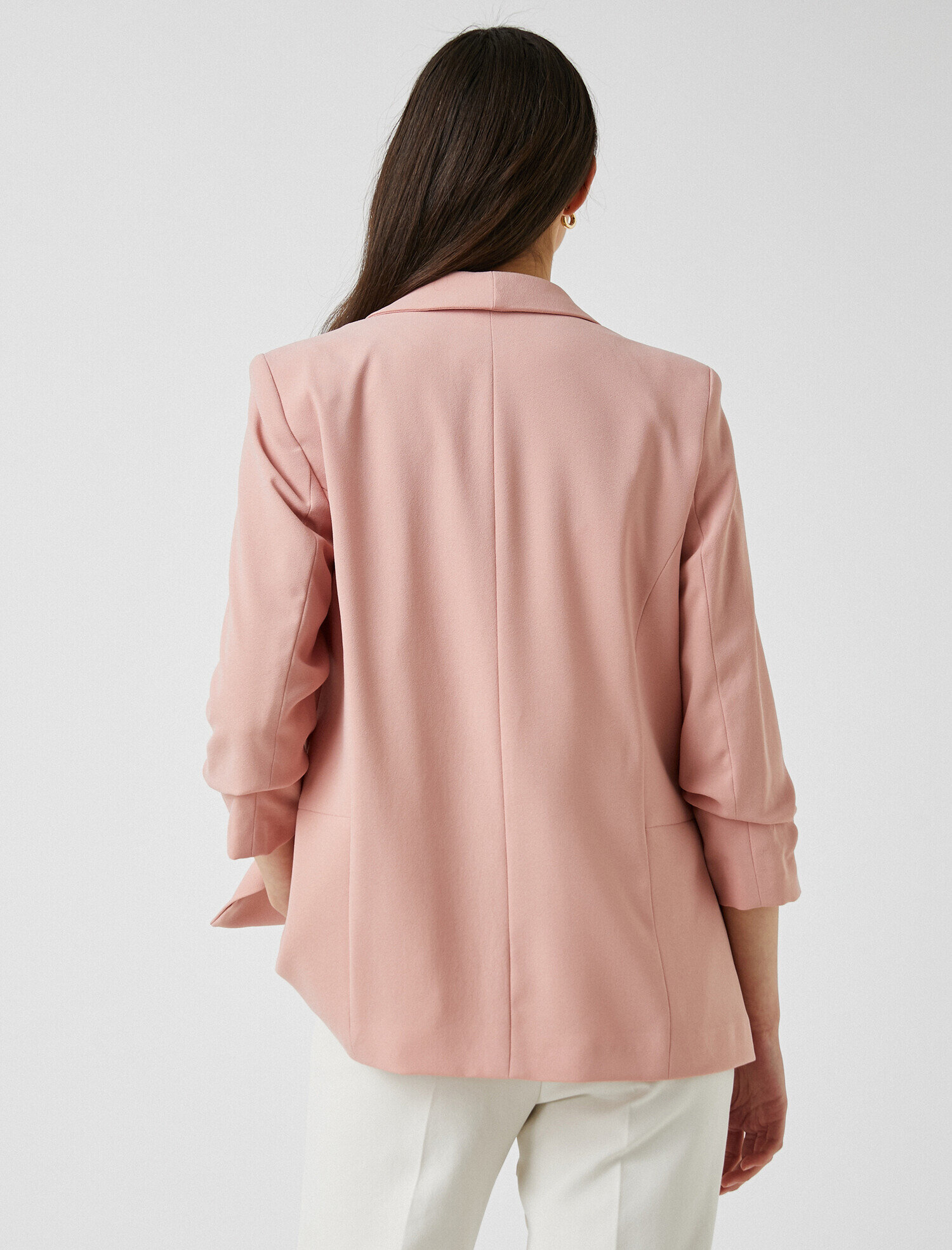   Kolları Büzgülü Blazer Ceket