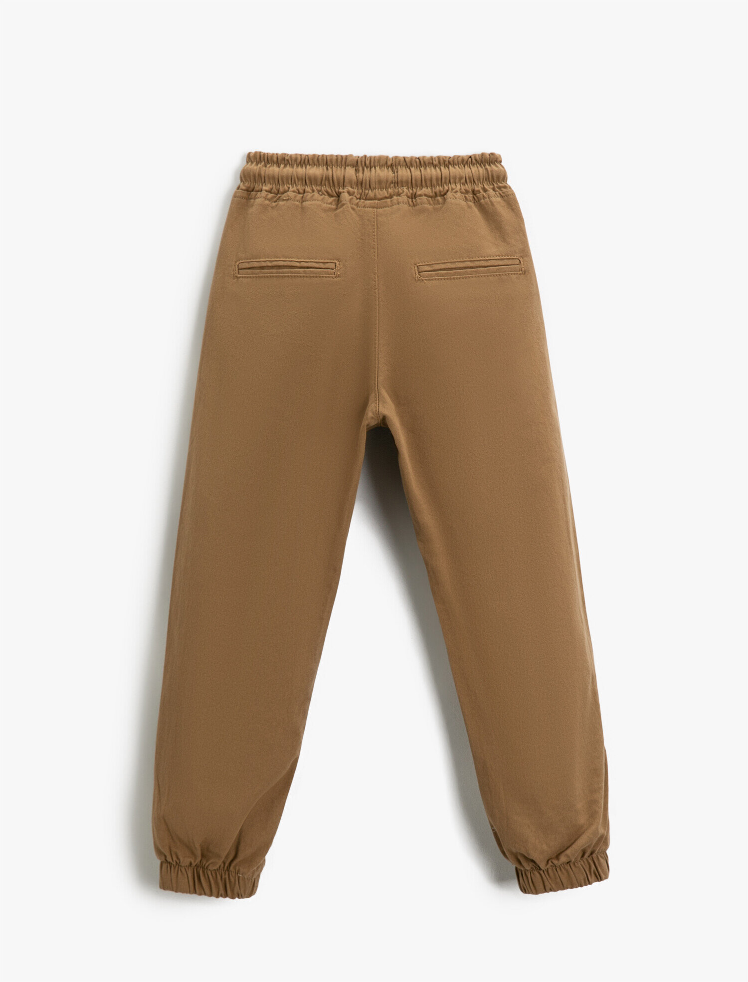  Erkek Çocuk Basic Jogger Pantolon Pamuklu Beli Bağcıklı