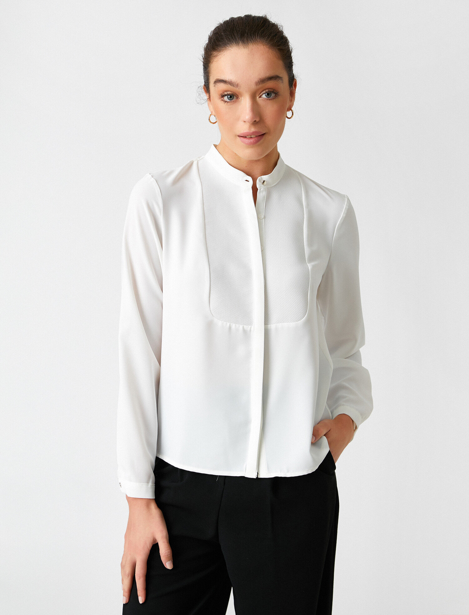   Hakim Yaka Uzun Kollu Gömlek