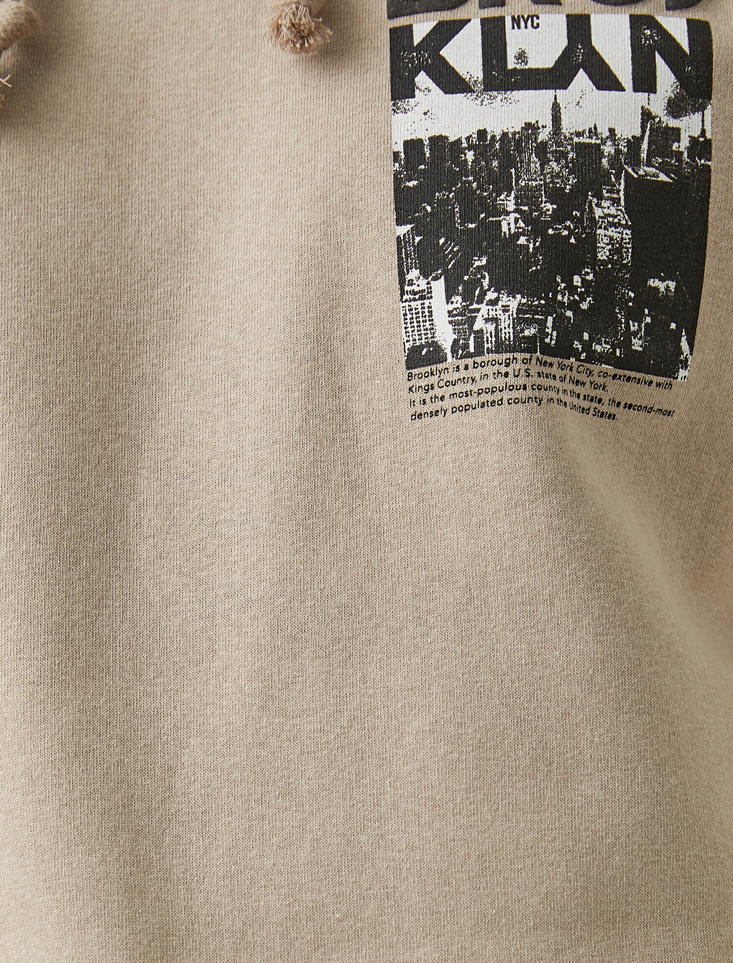   Renk Bloklu Baskılı Sweatshirt