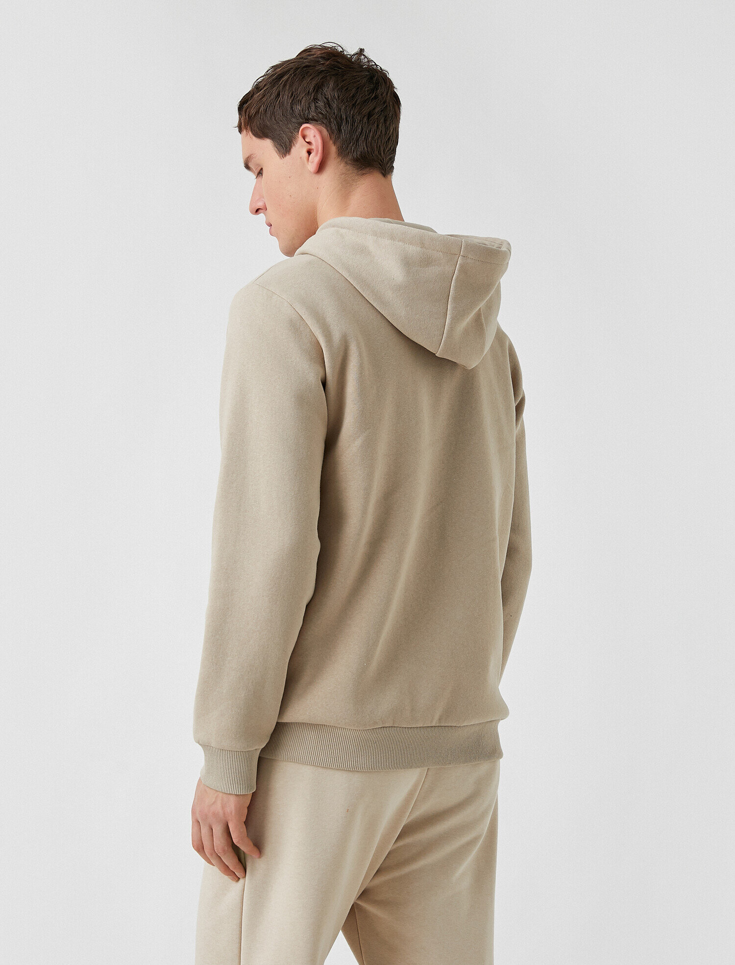   Renk Bloklu Baskılı Sweatshirt