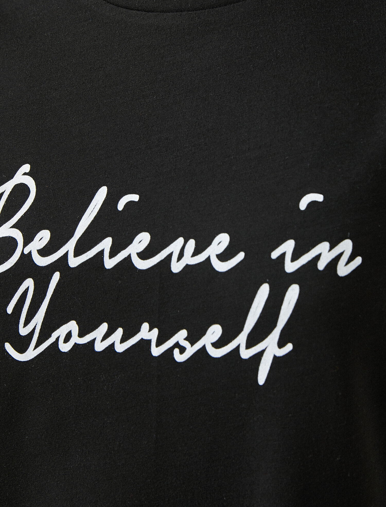   Bisiklet Yaka Kısa Kollu Baskılı Tişört