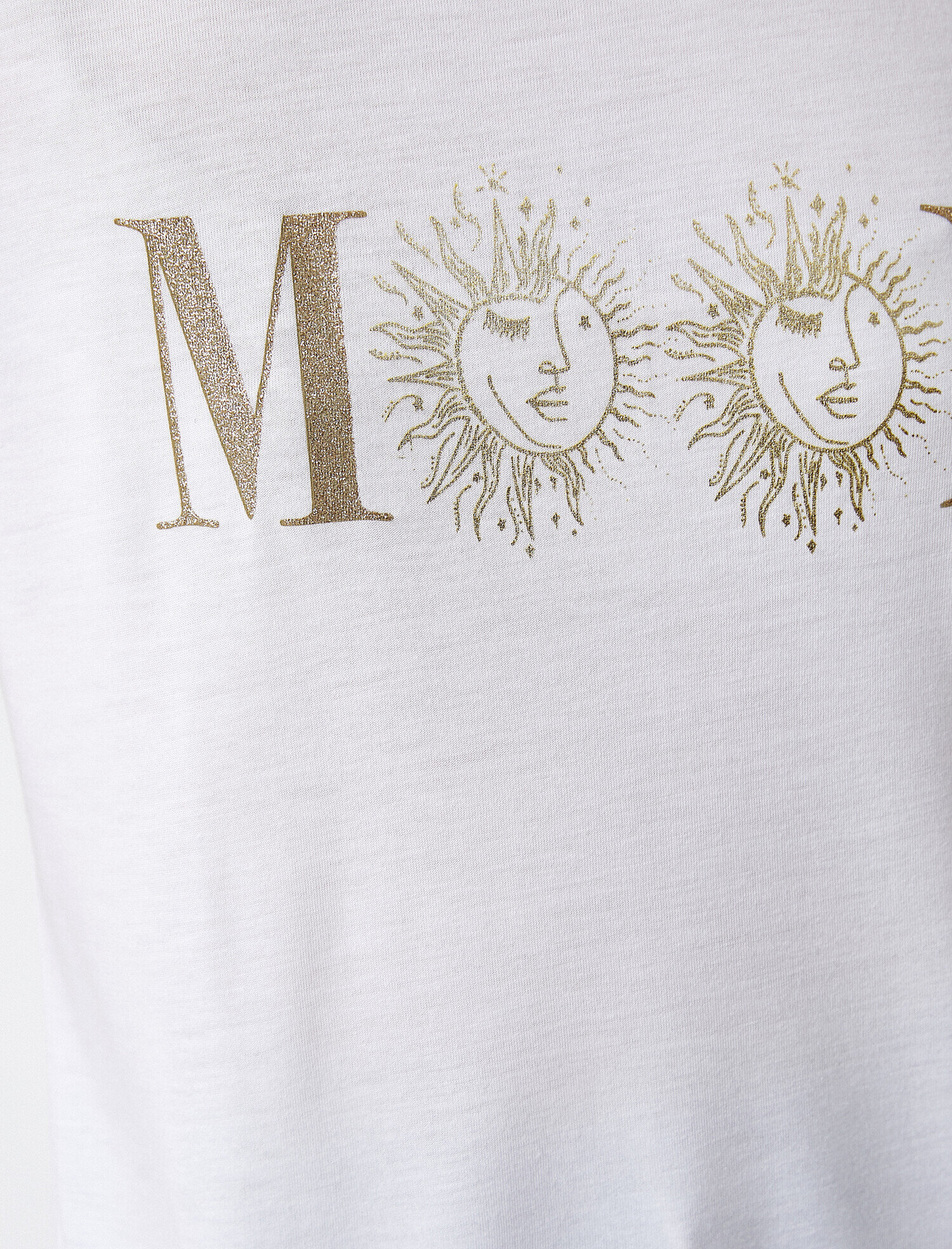   Bisiklet Yaka Kısa Kollu Baskılı Tişört