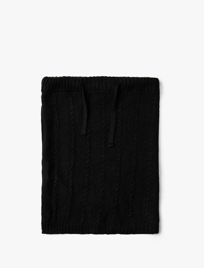 Erkek Basic Örgü Atkı