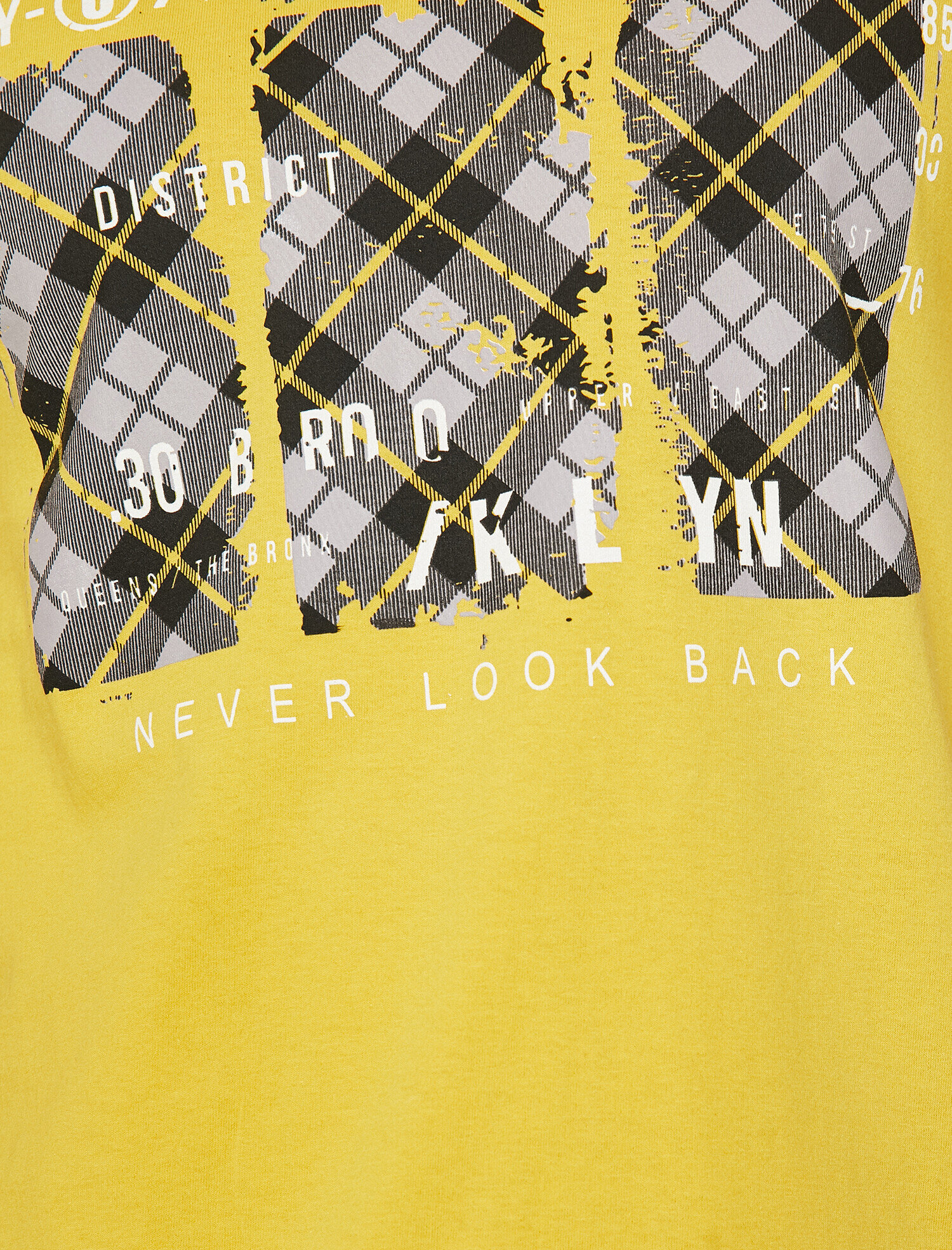   Baskılı Tişört Kısa Kollu