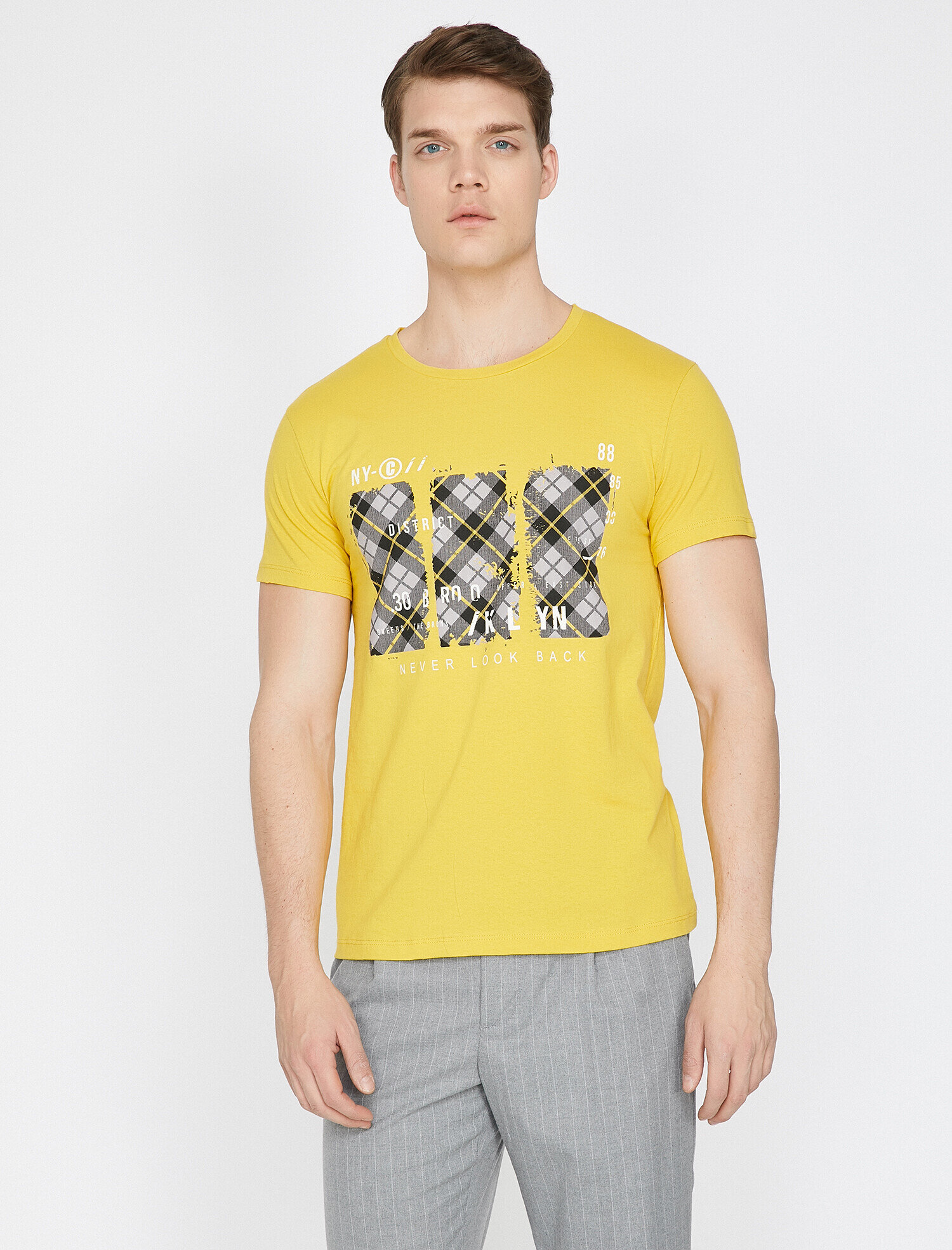   Baskılı Tişört Kısa Kollu