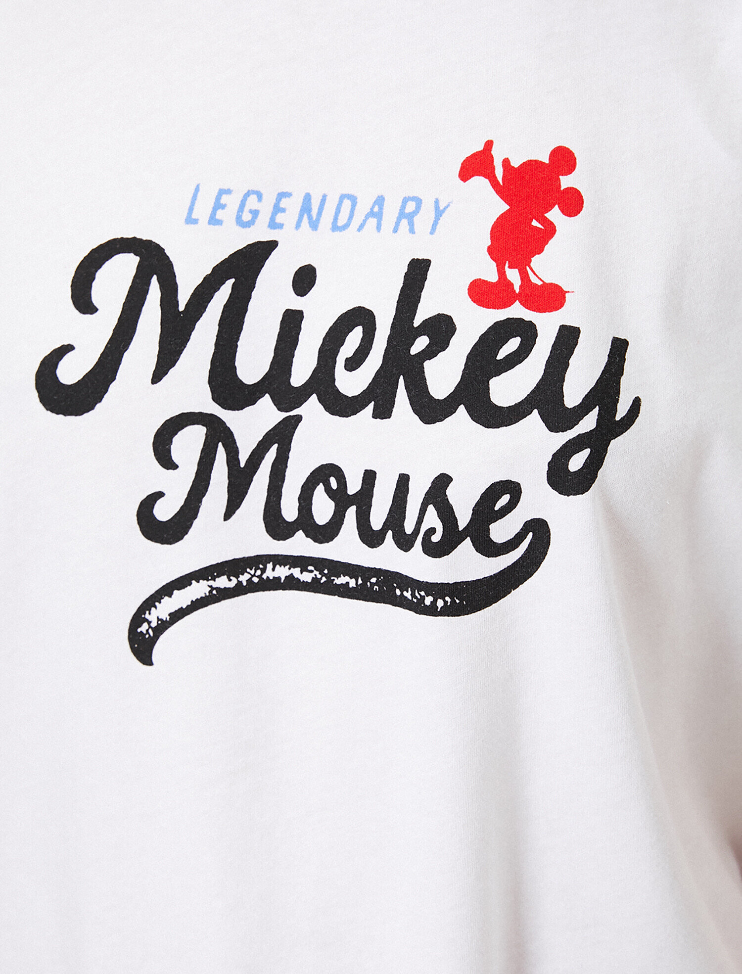   Mickey Lisanslı Baskılı Tişört