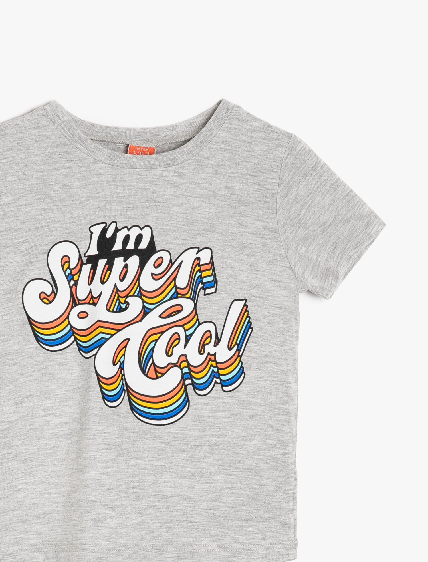  Erkek Bebek Yazılı Baskılı Tişört