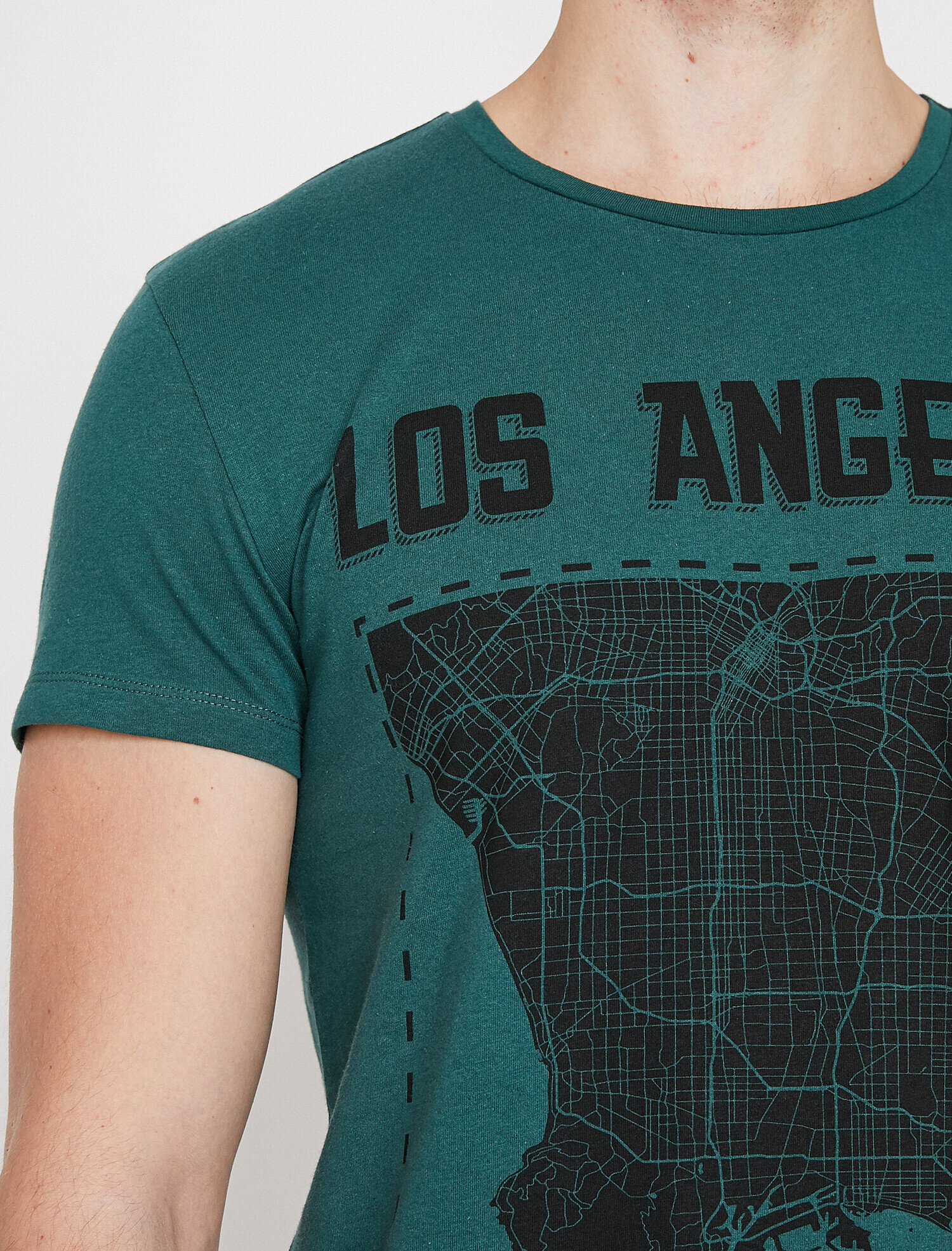   Baskılı Tişört Kısa Kollu