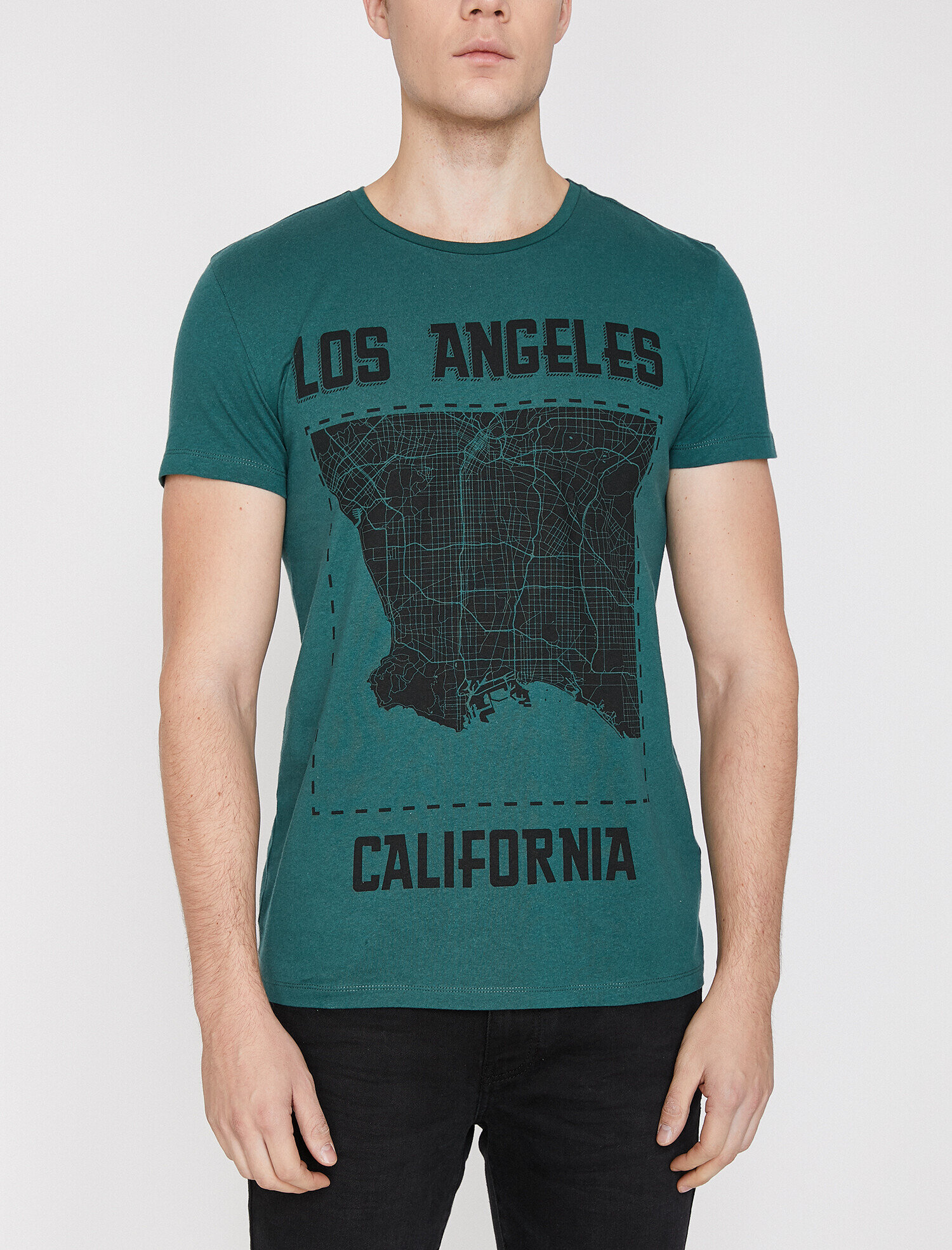   Baskılı Tişört Kısa Kollu