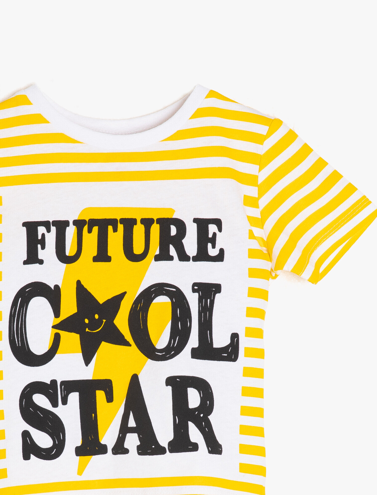  Erkek Bebek Yazılı Baskılı Tişört