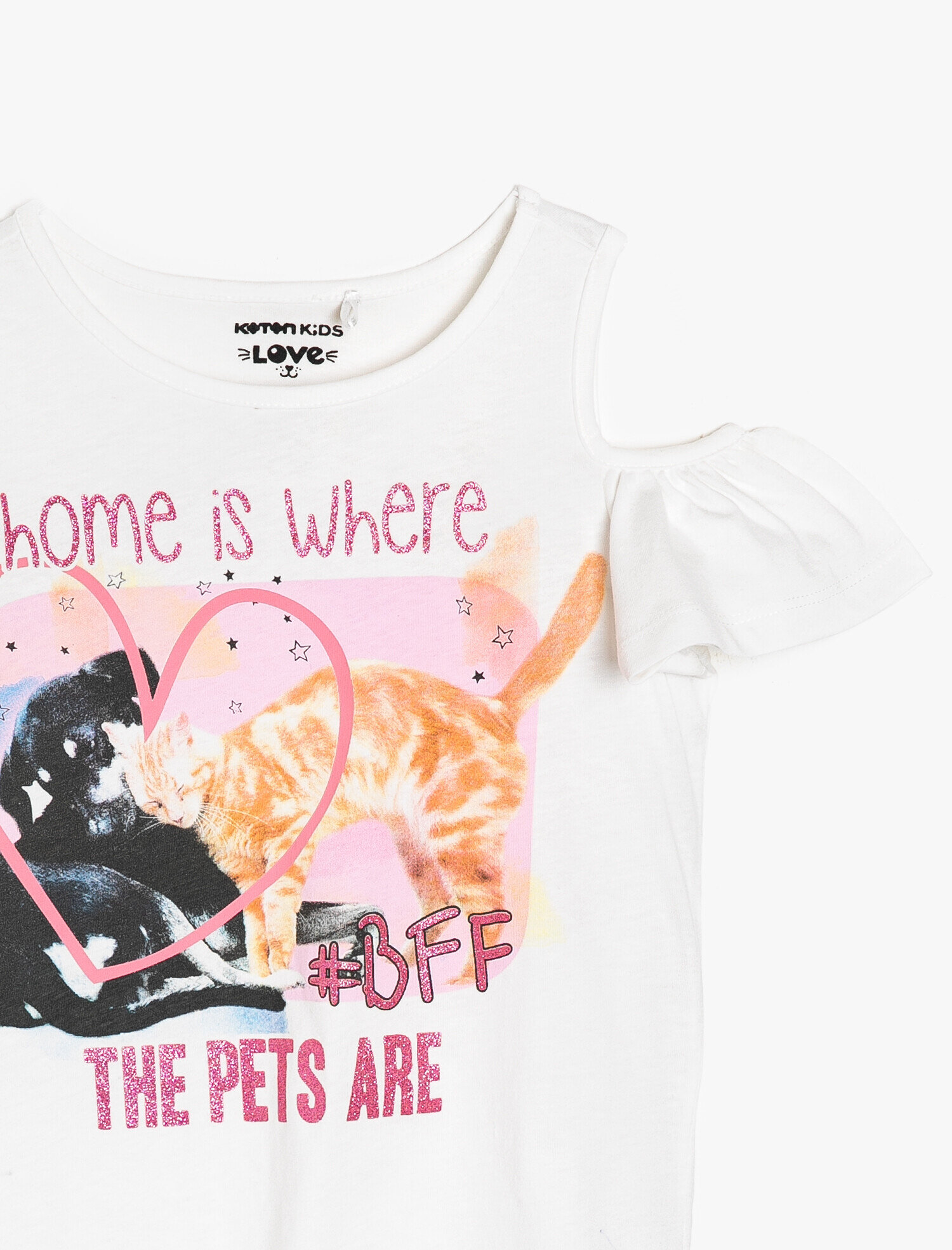  Kız Çocuk Koton Kids Friends Tişört