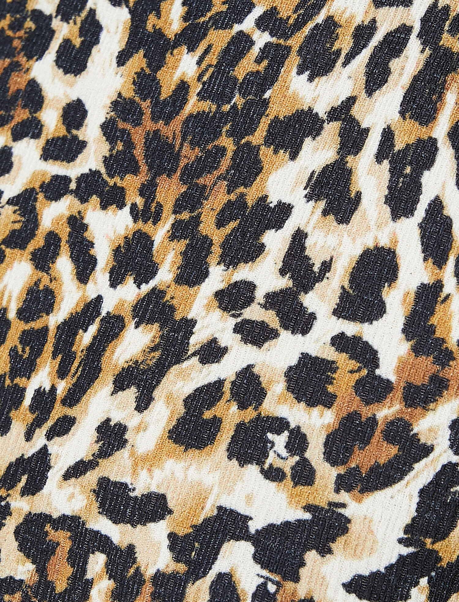 Leopar Desenli Elbise