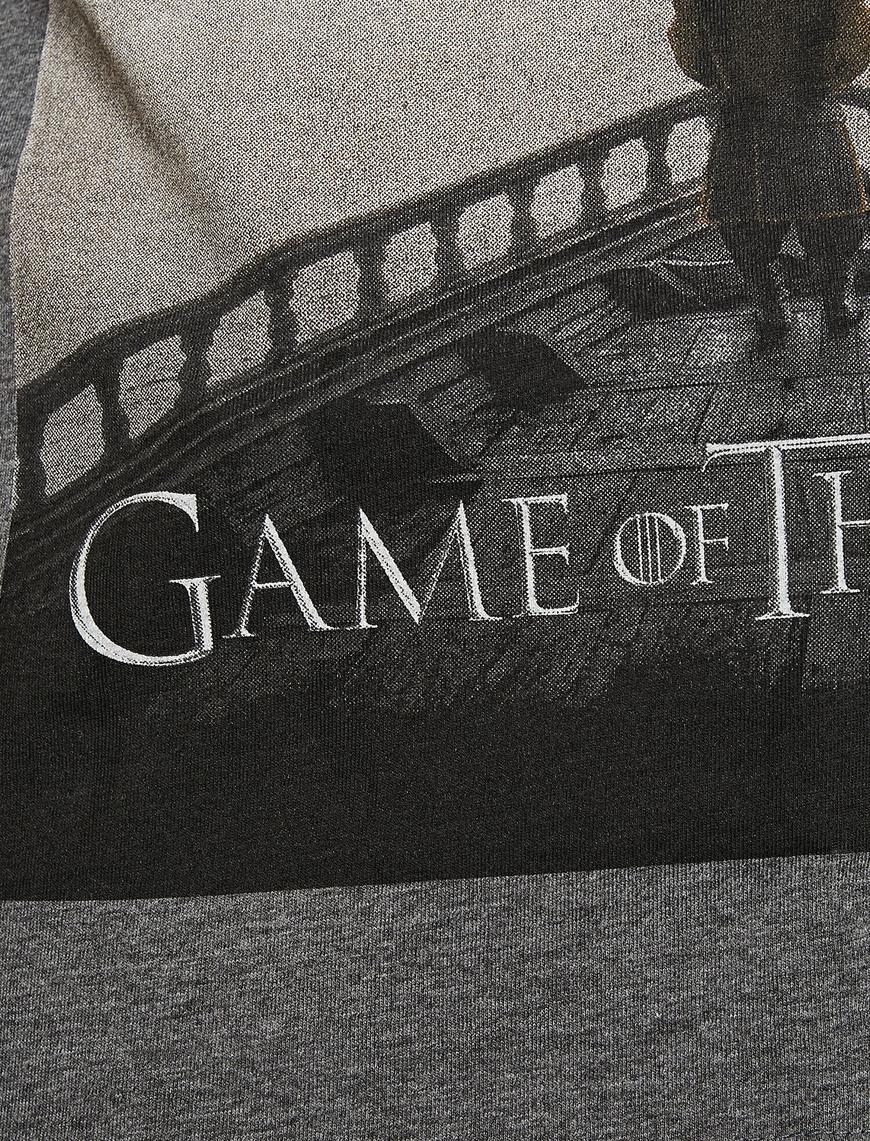   Game Of Thrones Lisanslı Baskılı Tişört