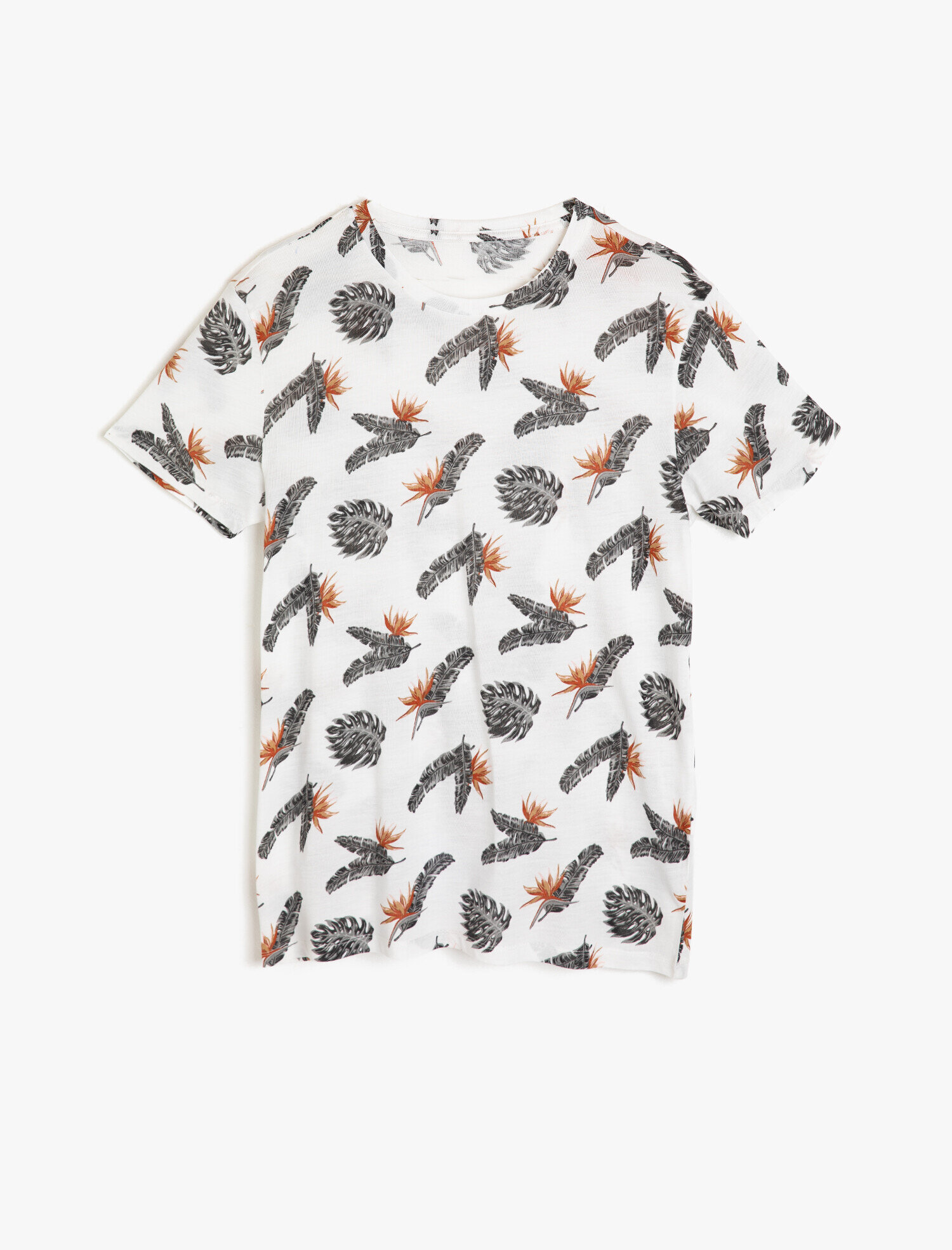   Baskılı Tişört Kısa Kollu