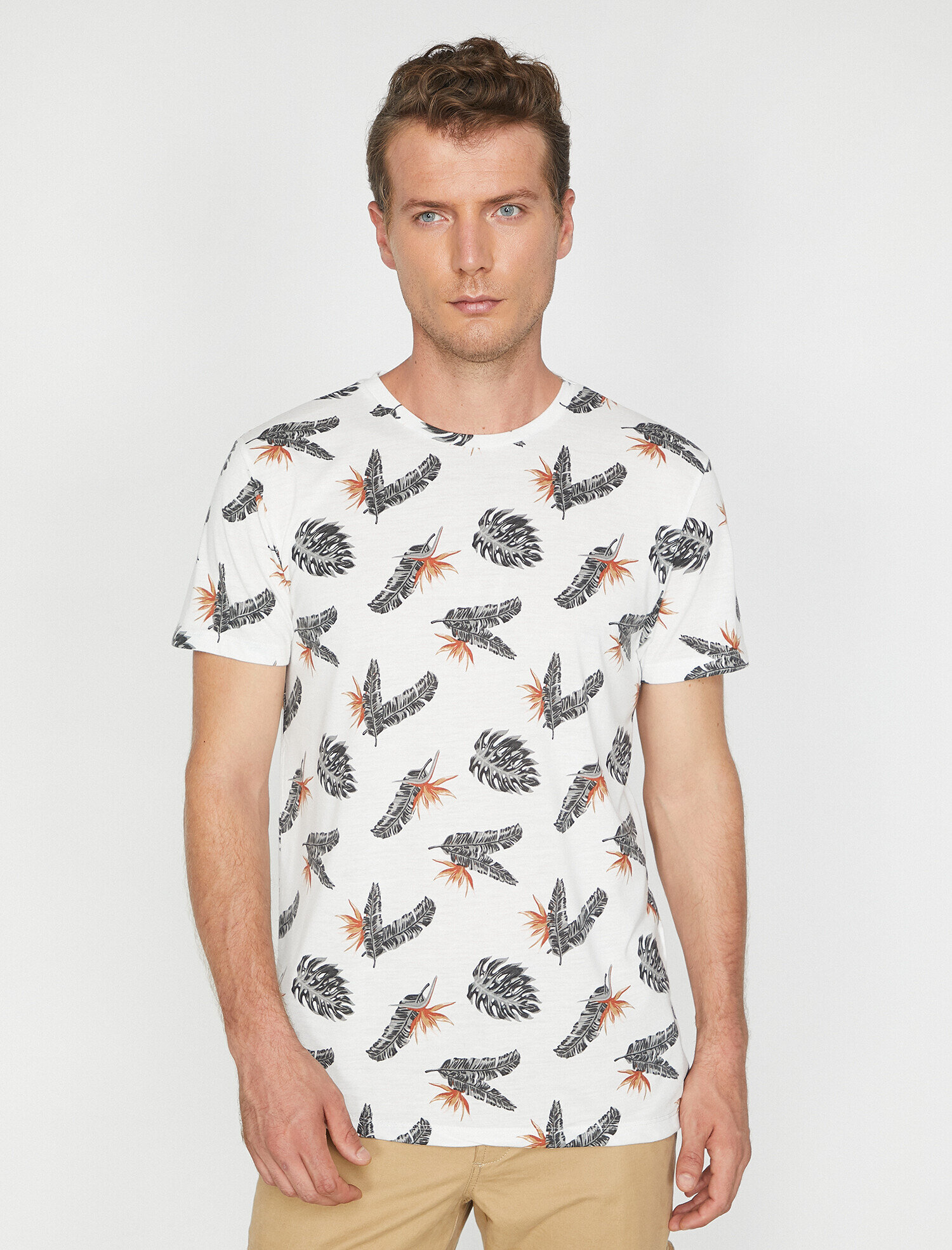   Baskılı Tişört Kısa Kollu