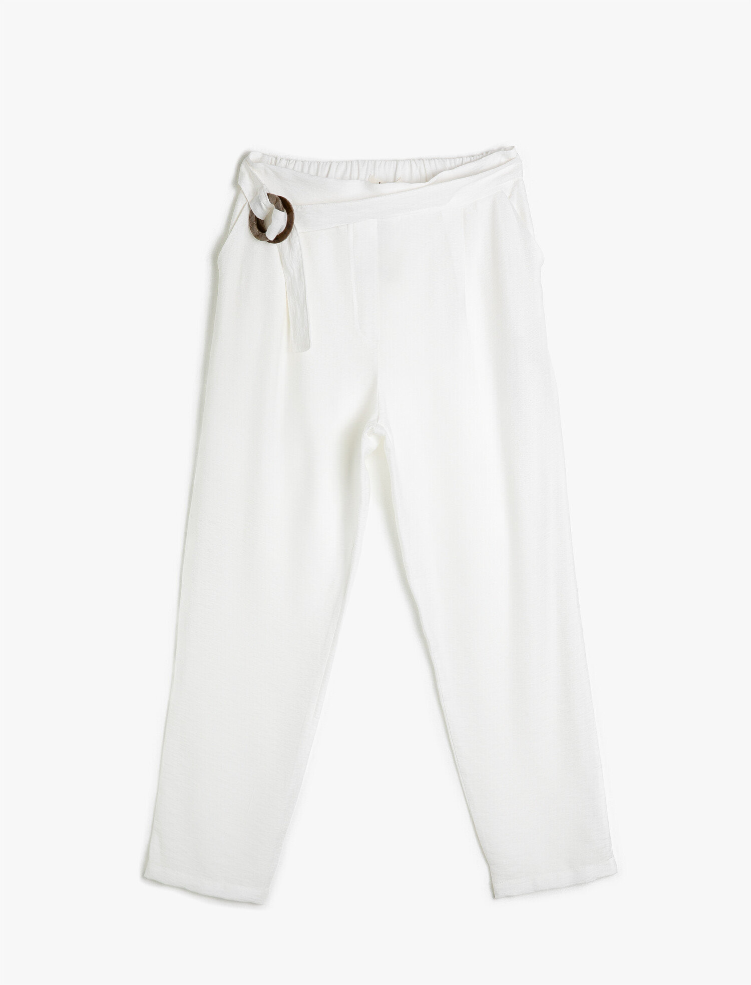   Kemerli Yüksek Bel Pantolon