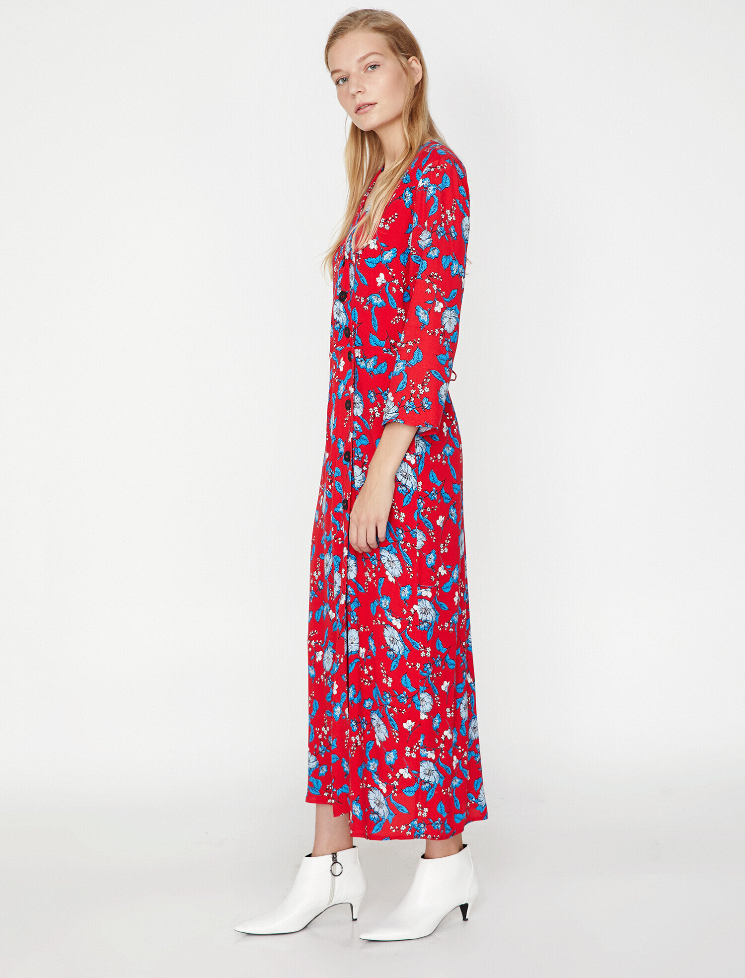   Çiçek Desenli Elbise