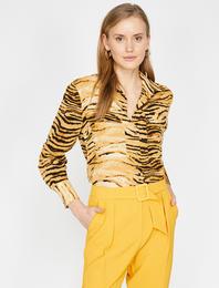 Zebra Desenli Gömlek