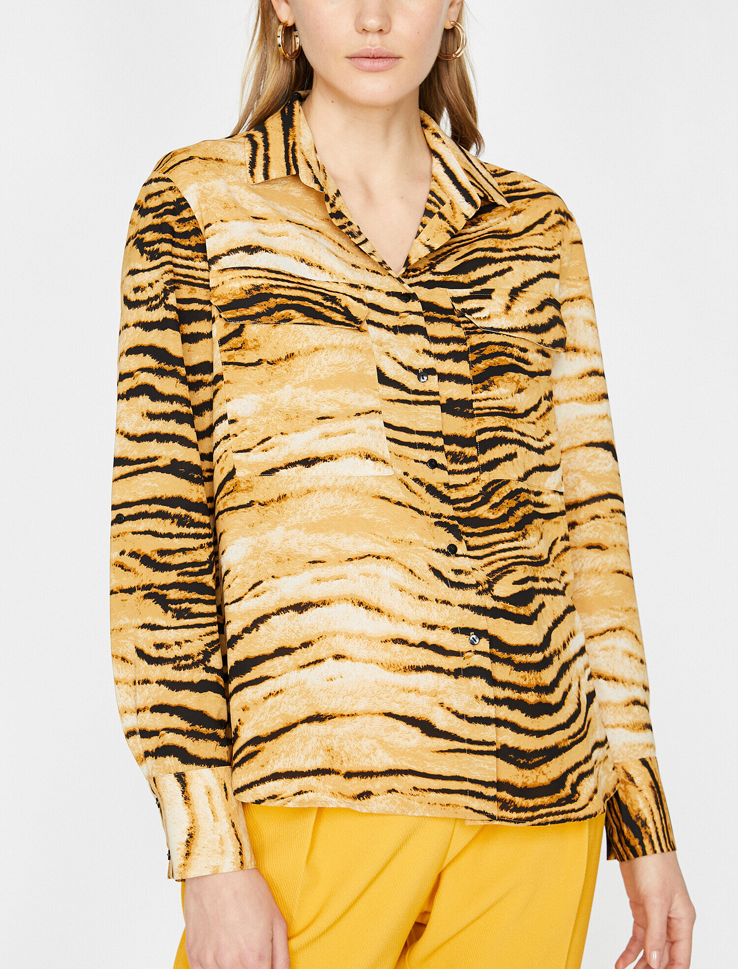   Zebra Desenli Gömlek