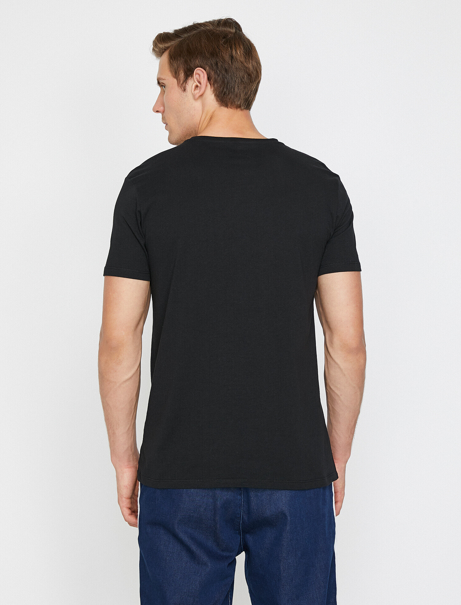   Baskılı Tişört Kısa Kollu