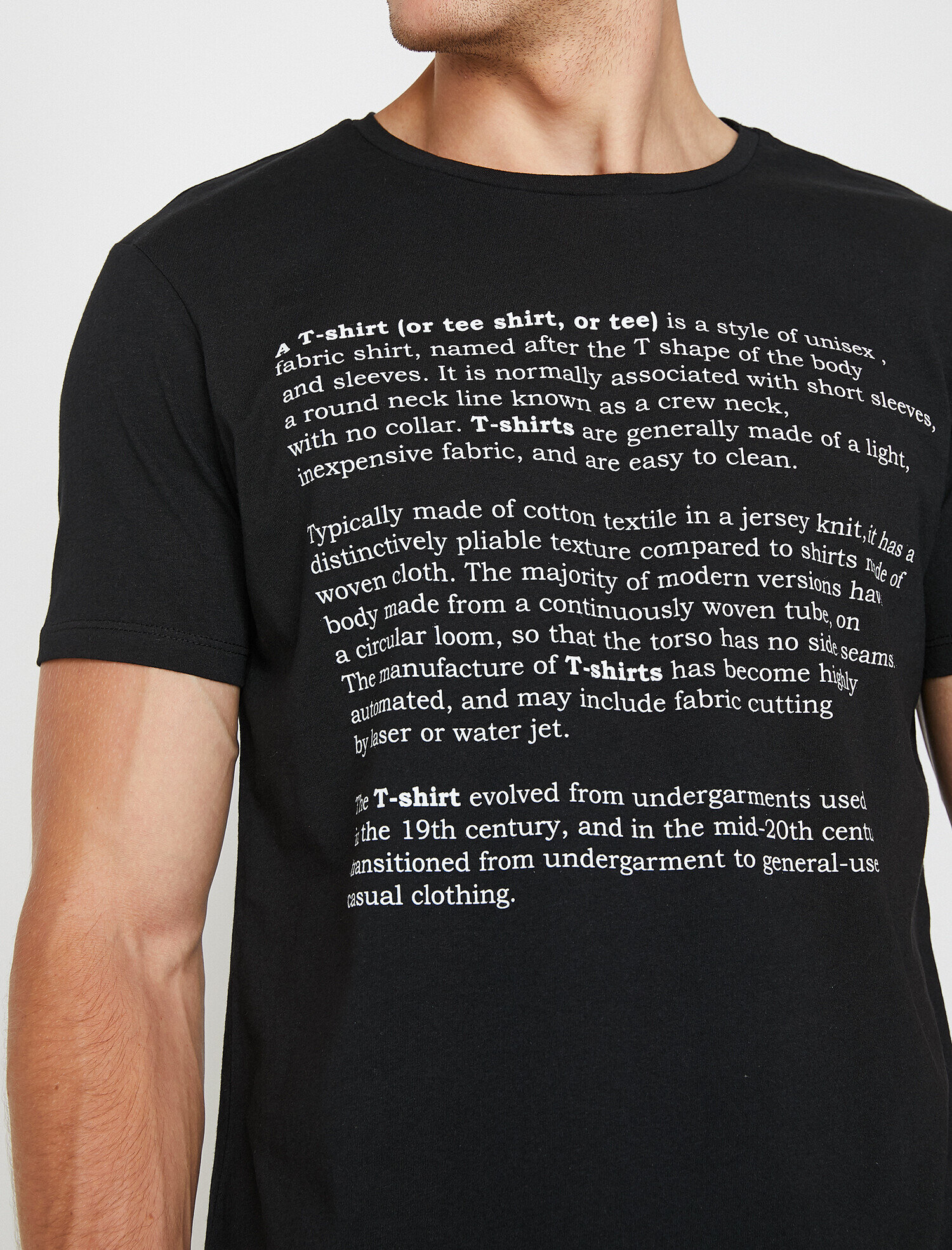   Baskılı Tişört Kısa Kollu