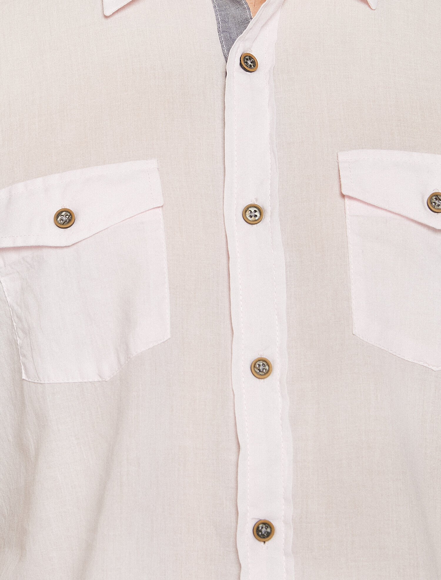   Cep Detaylı Gömlek