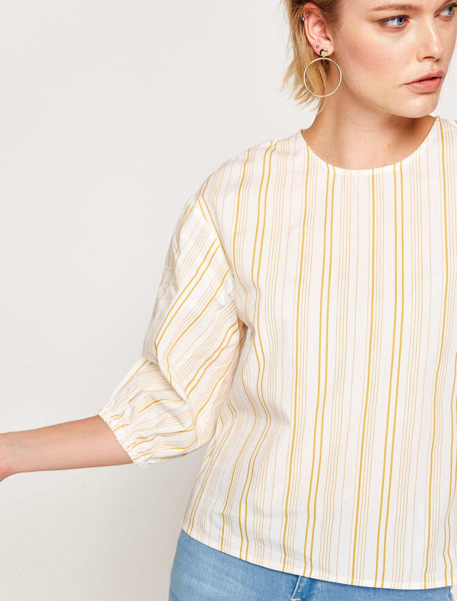   Çizgili Bluz