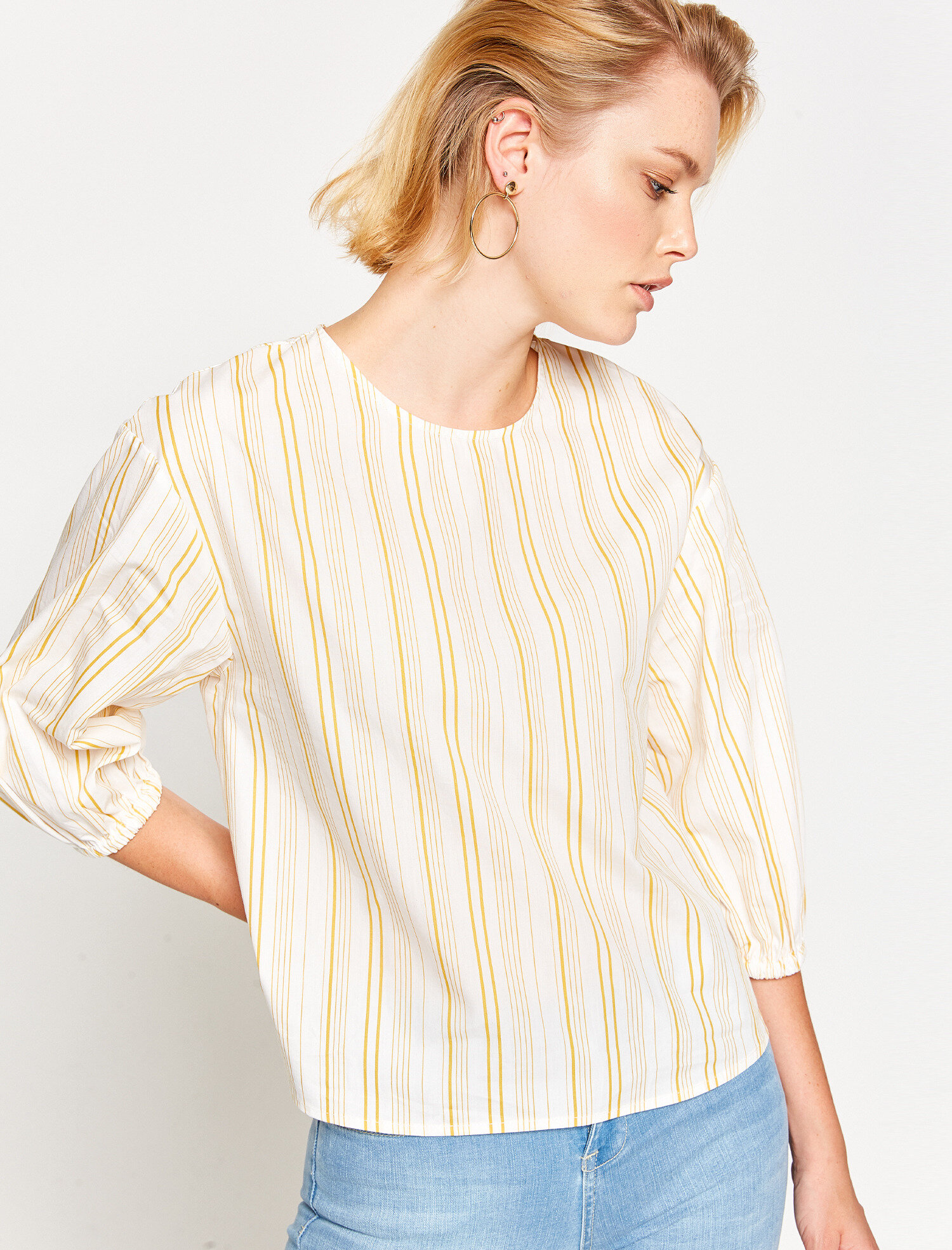   Çizgili Bluz