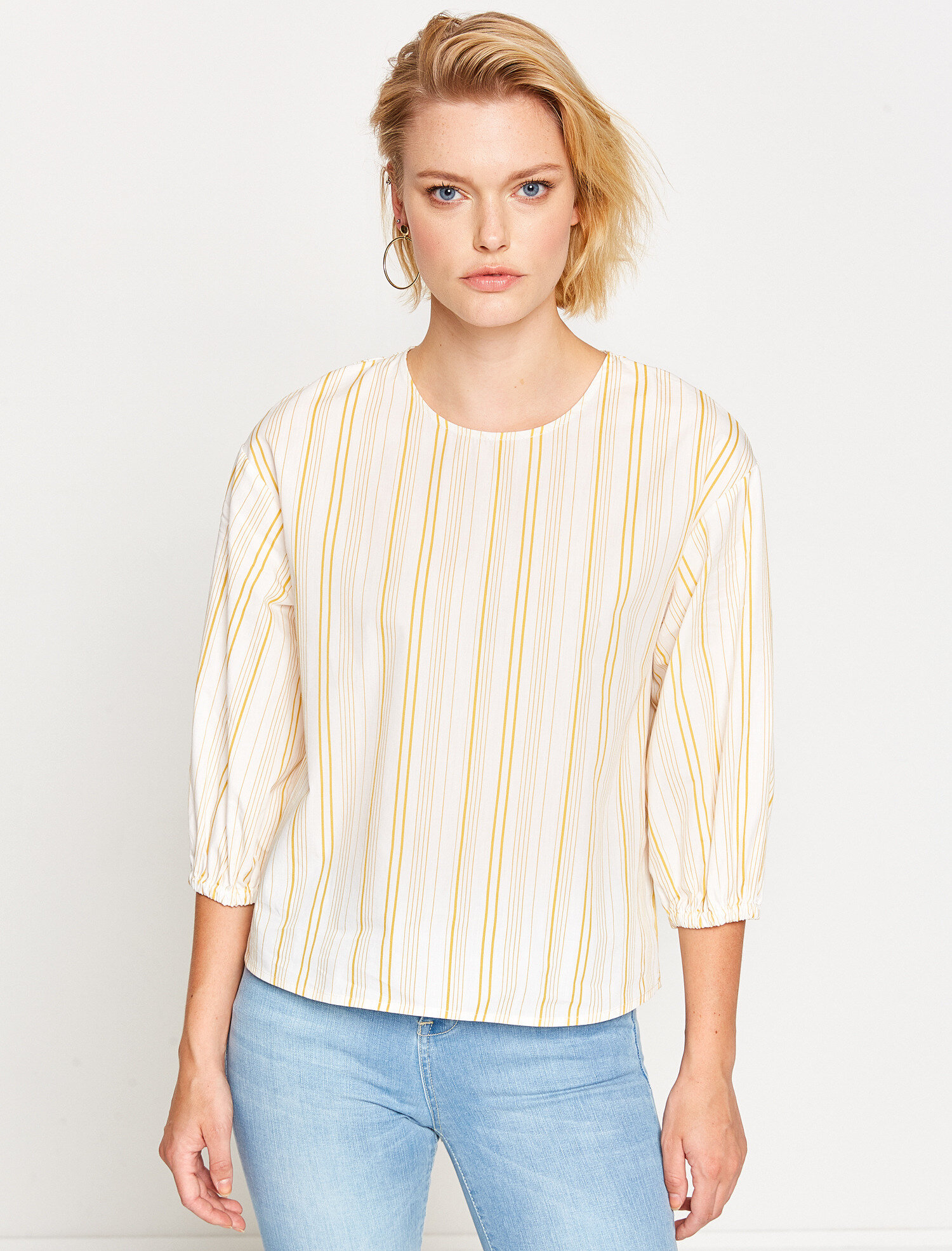  Çizgili Bluz