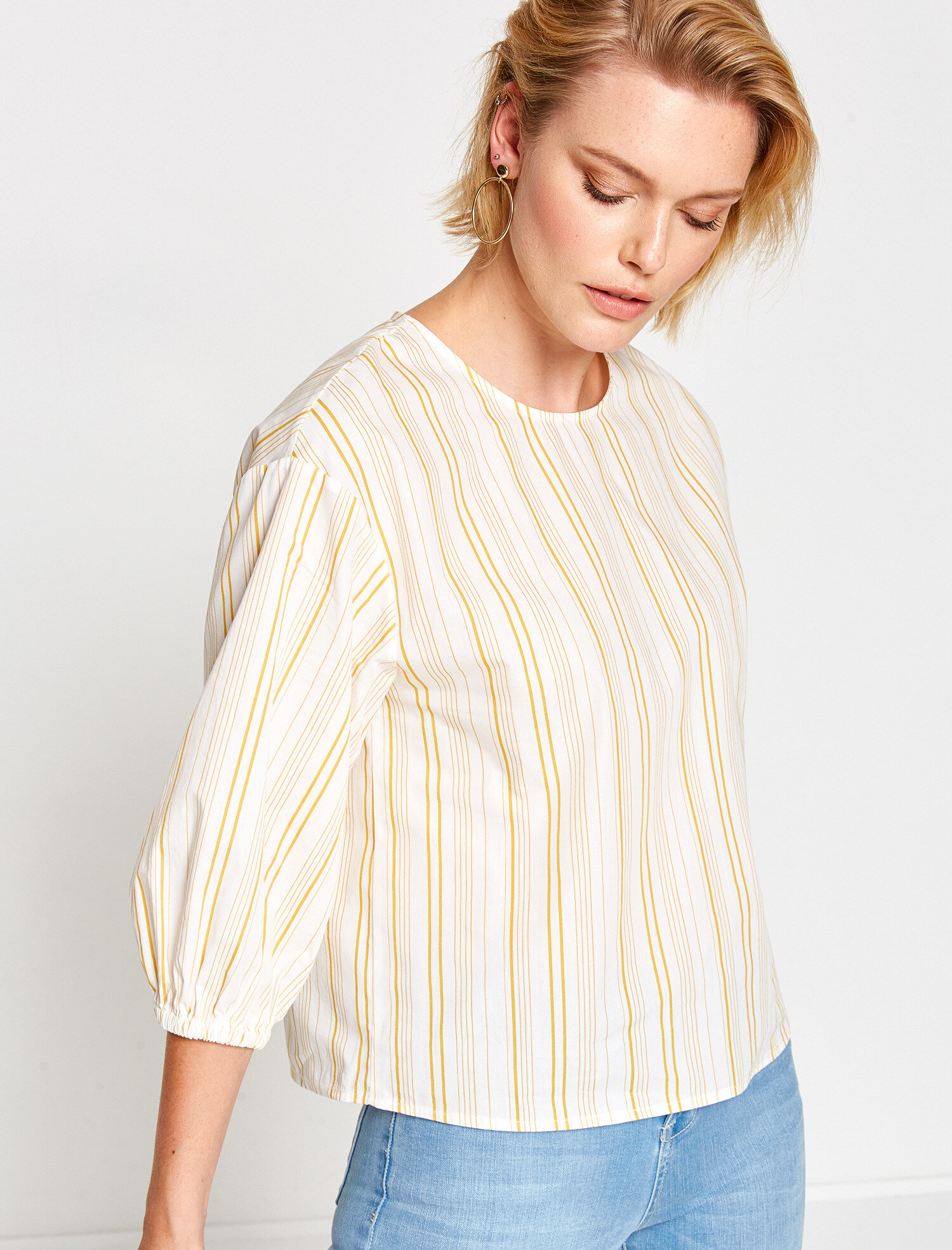  Çizgili Bluz