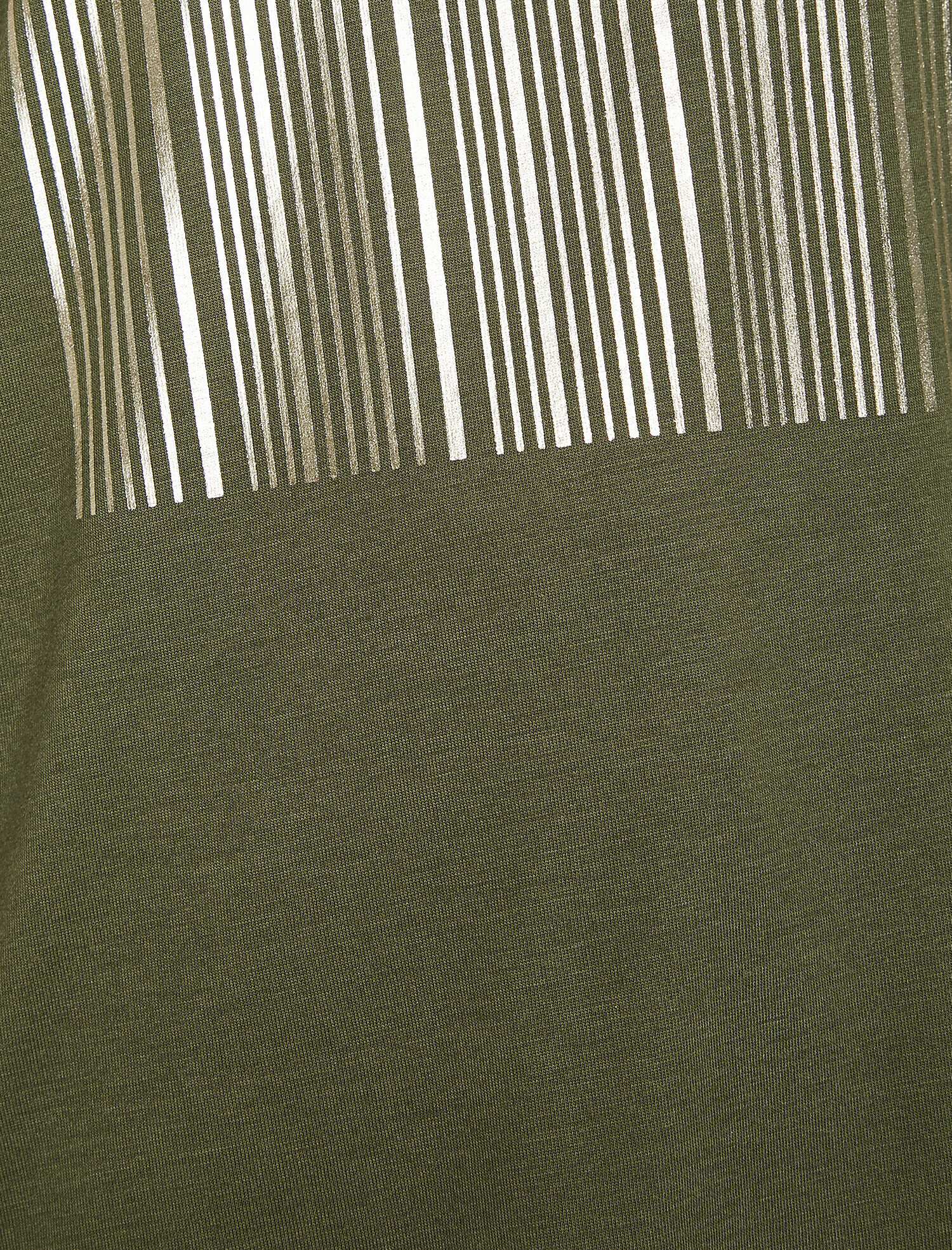   Varak Baskılı Bisiklet Yaka Standart Kalıp Tişört