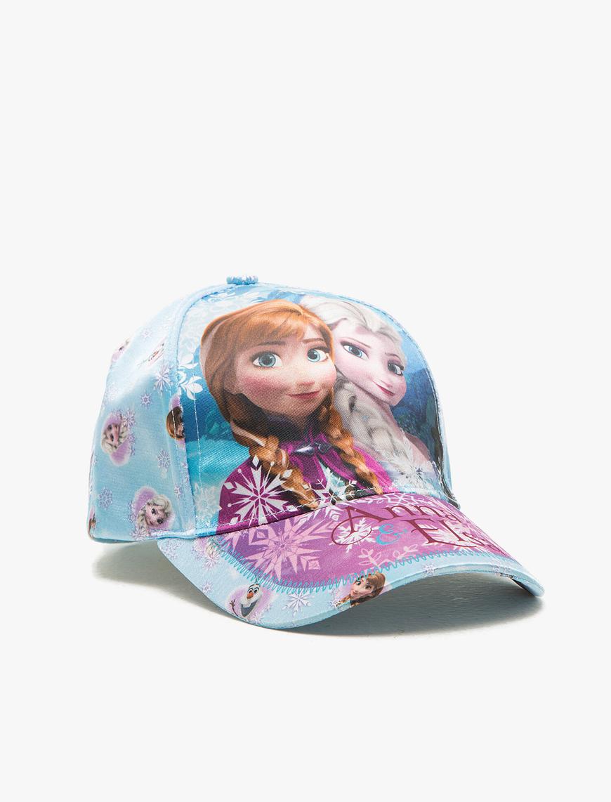  Kız Çocuk Frozen Baskılı Şapka
