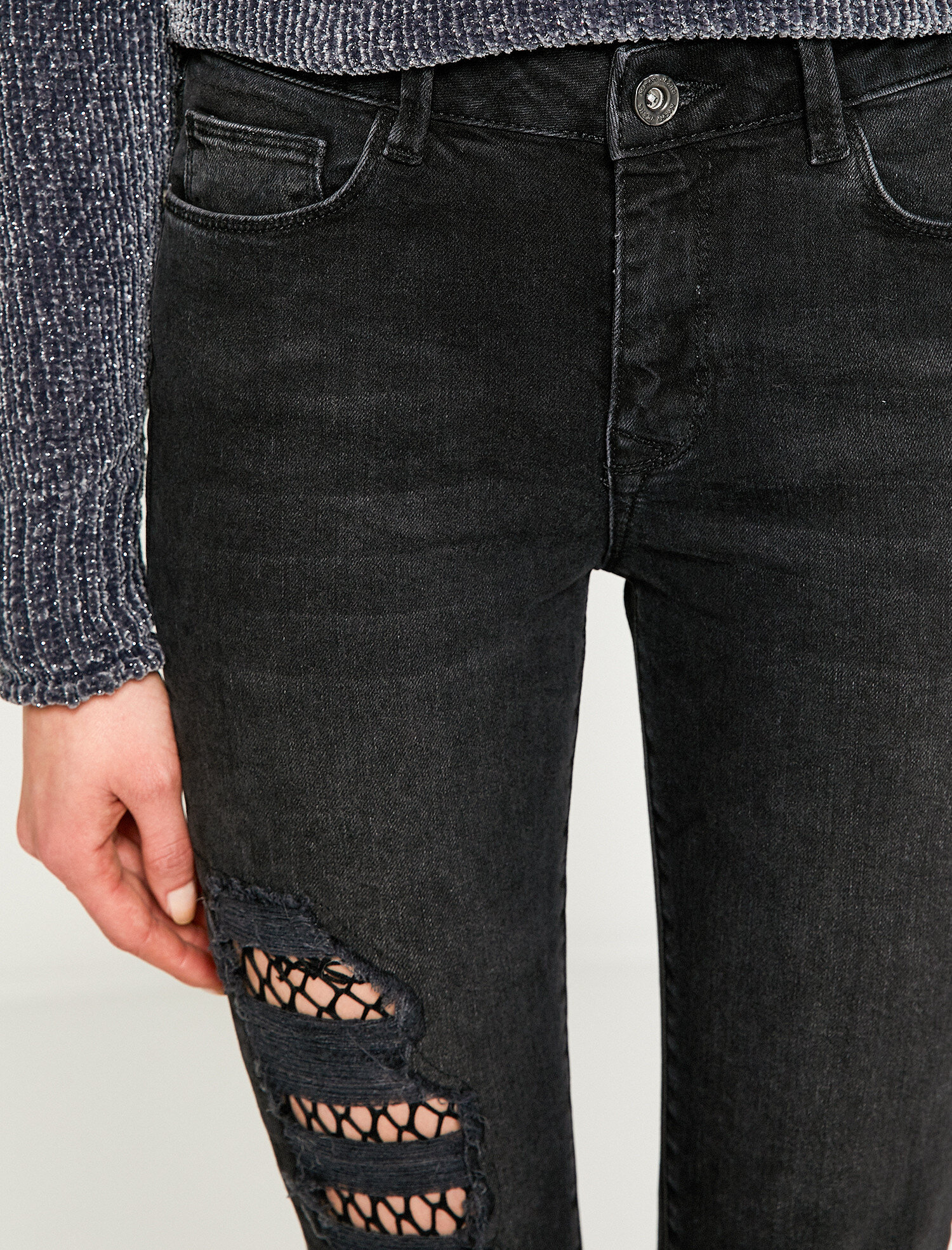   Yırtık Jean Pantolon