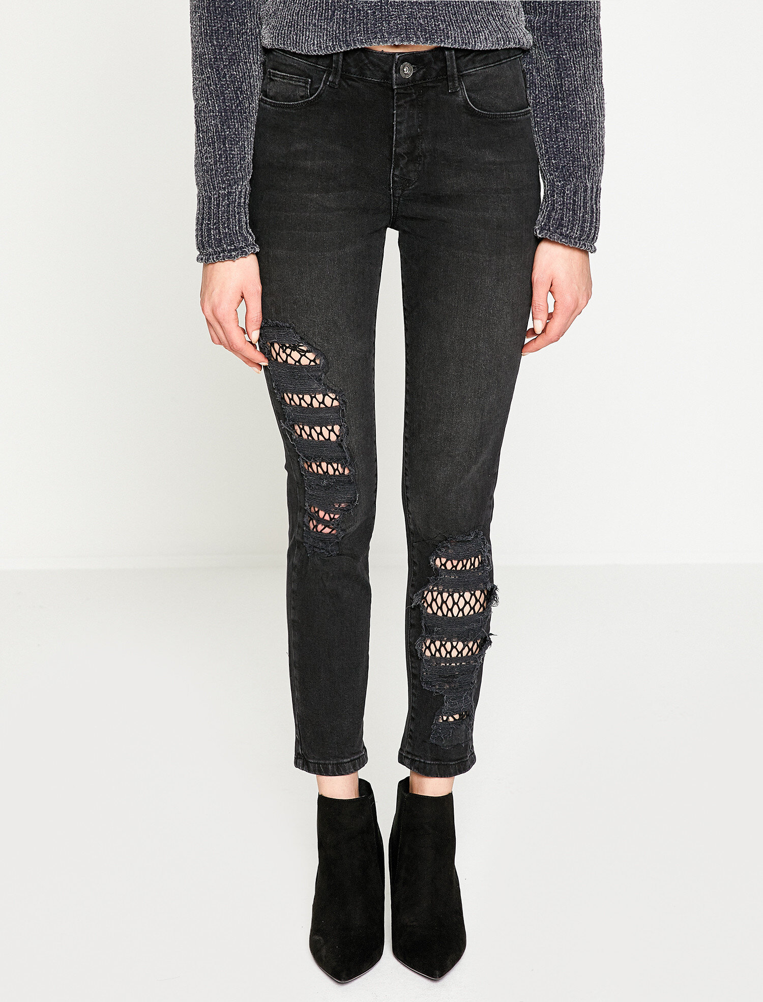   Yırtık Jean Pantolon